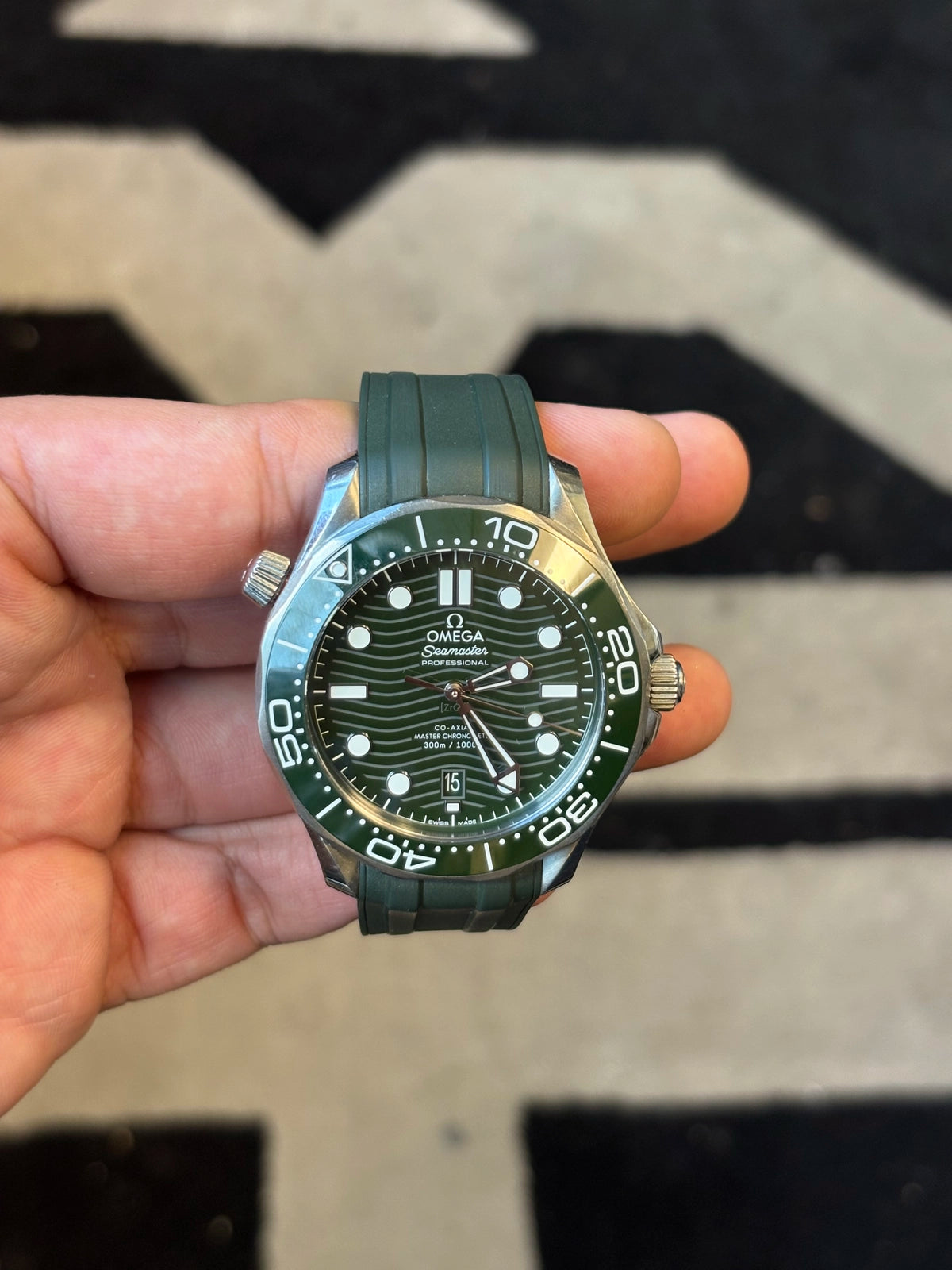 Omega Seamaster green Dial on