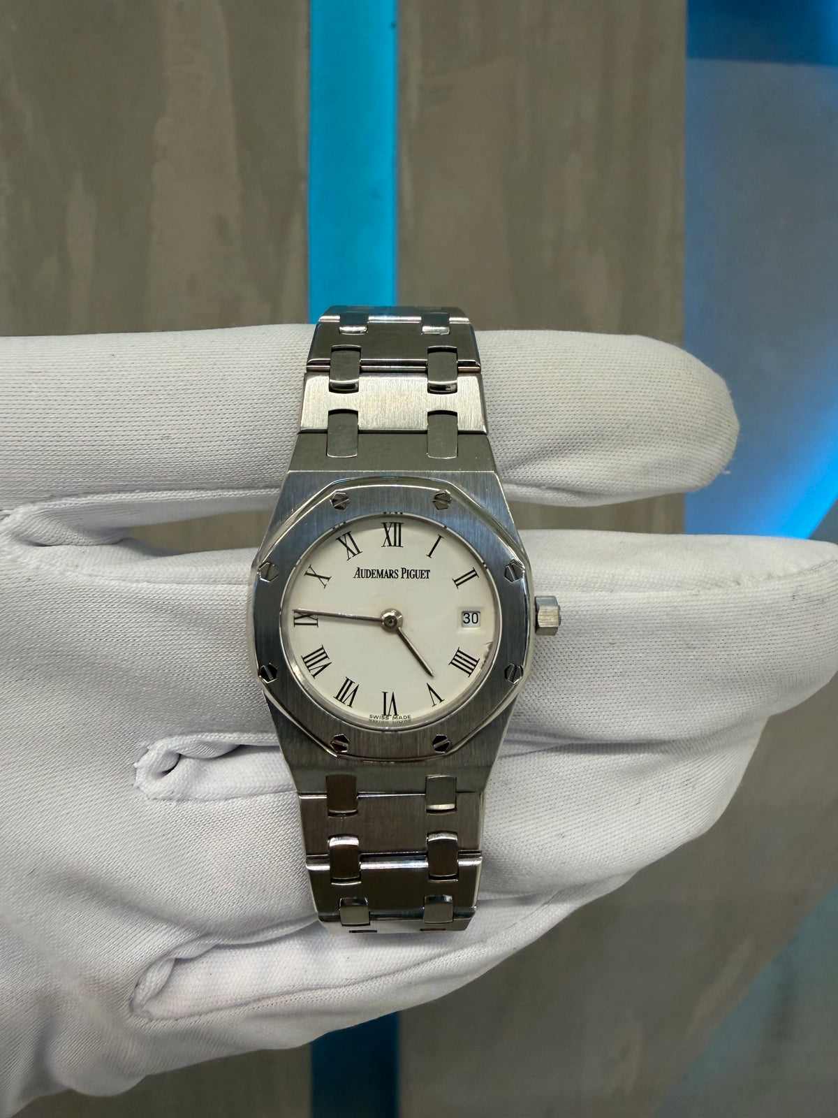 Audemars Piguet Royal Oak White Dial on 66270st