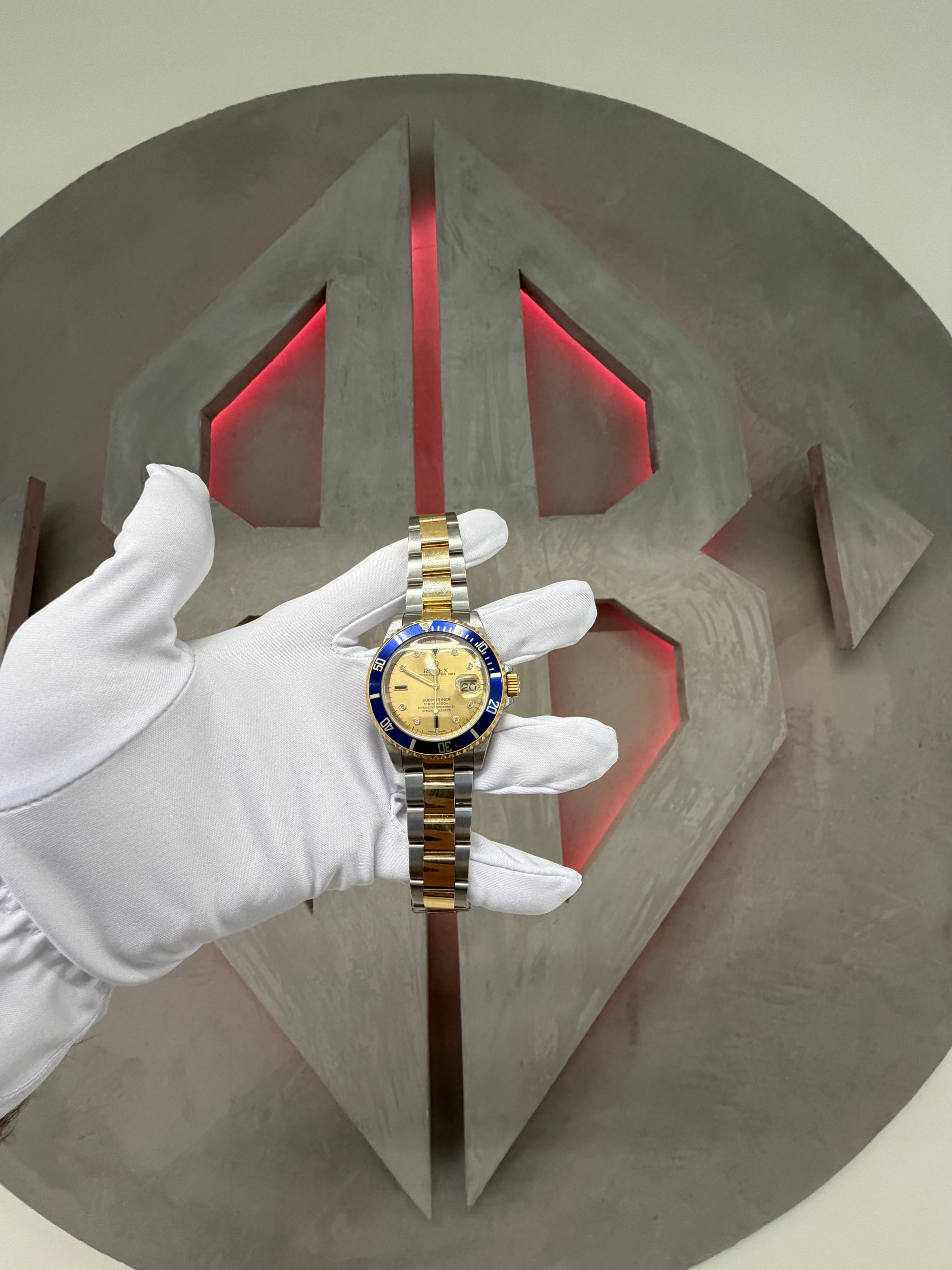 Rolex Submariner Date Serti Dial on Oyster 116613