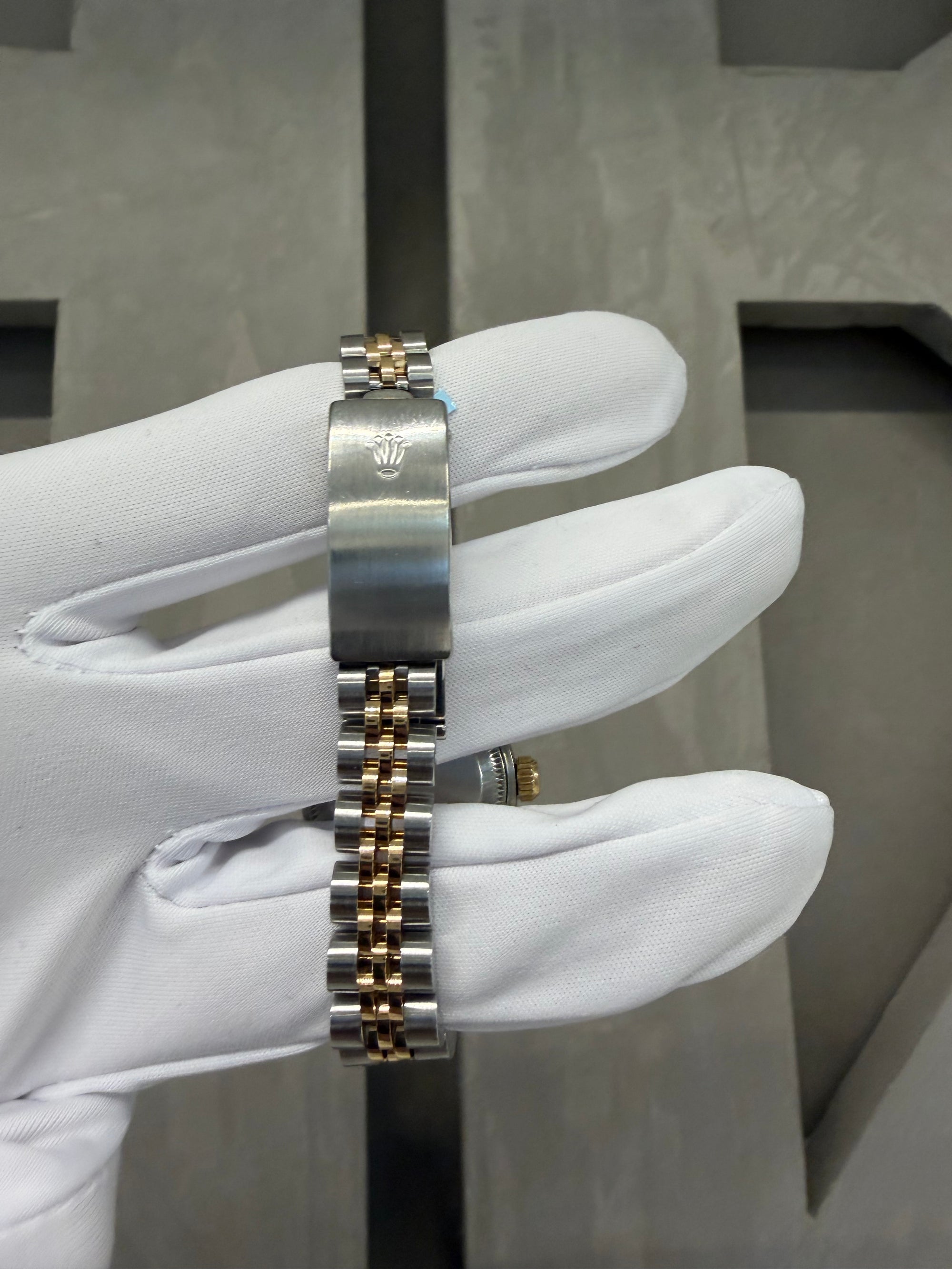 Rolex Datejust Lady Champagne Diamond Dial on Jubilee 69173