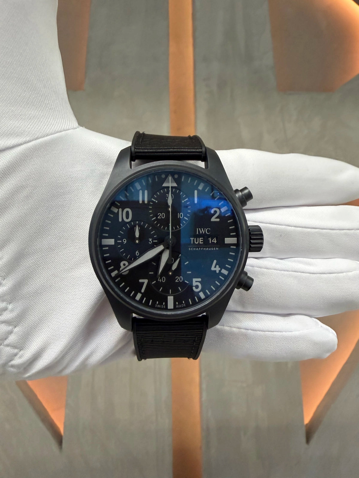 IWC Chrono Top Gun Ceratanium IW388106 Card