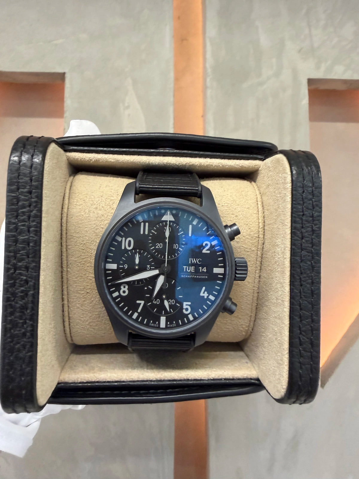 IWC Chrono Top Gun Ceratanium IW388106 Card