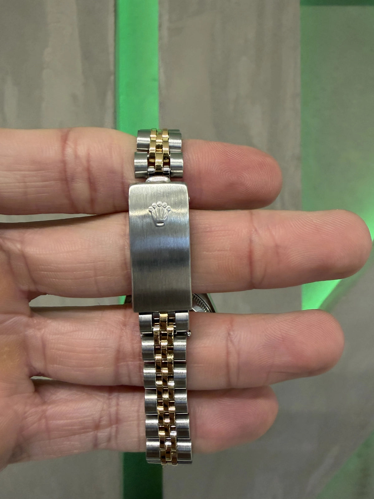 Rolex Datejust Lady Champagne Stick Dial on Jubilee 69173