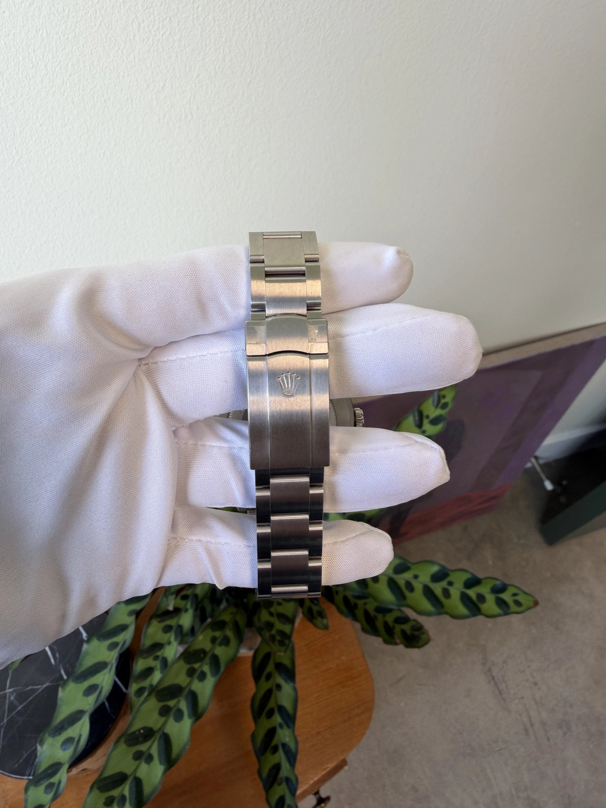 Rolex Oyster Perpetual 41 Turquoise Blue Index Dial on Oyster 124300 Complete