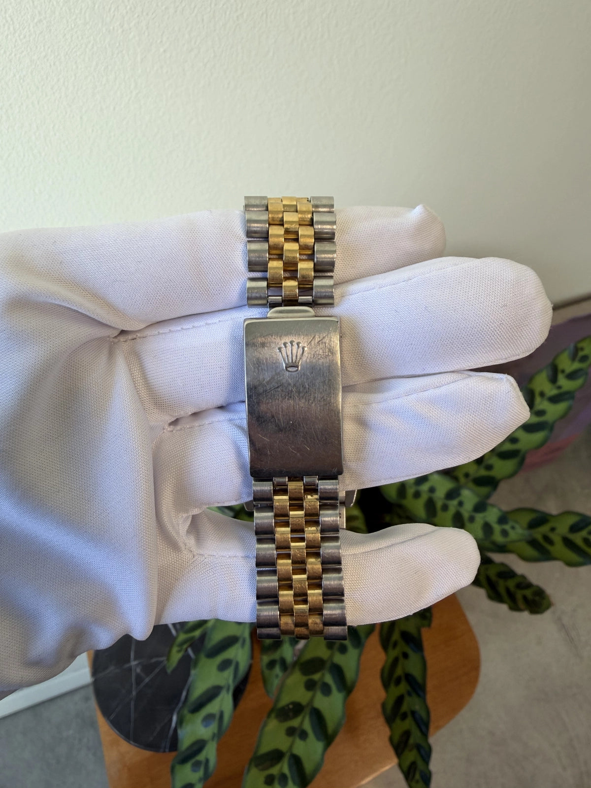 Rolex Datejust 36 Champagne Diamond Dial on Jubilee 16233