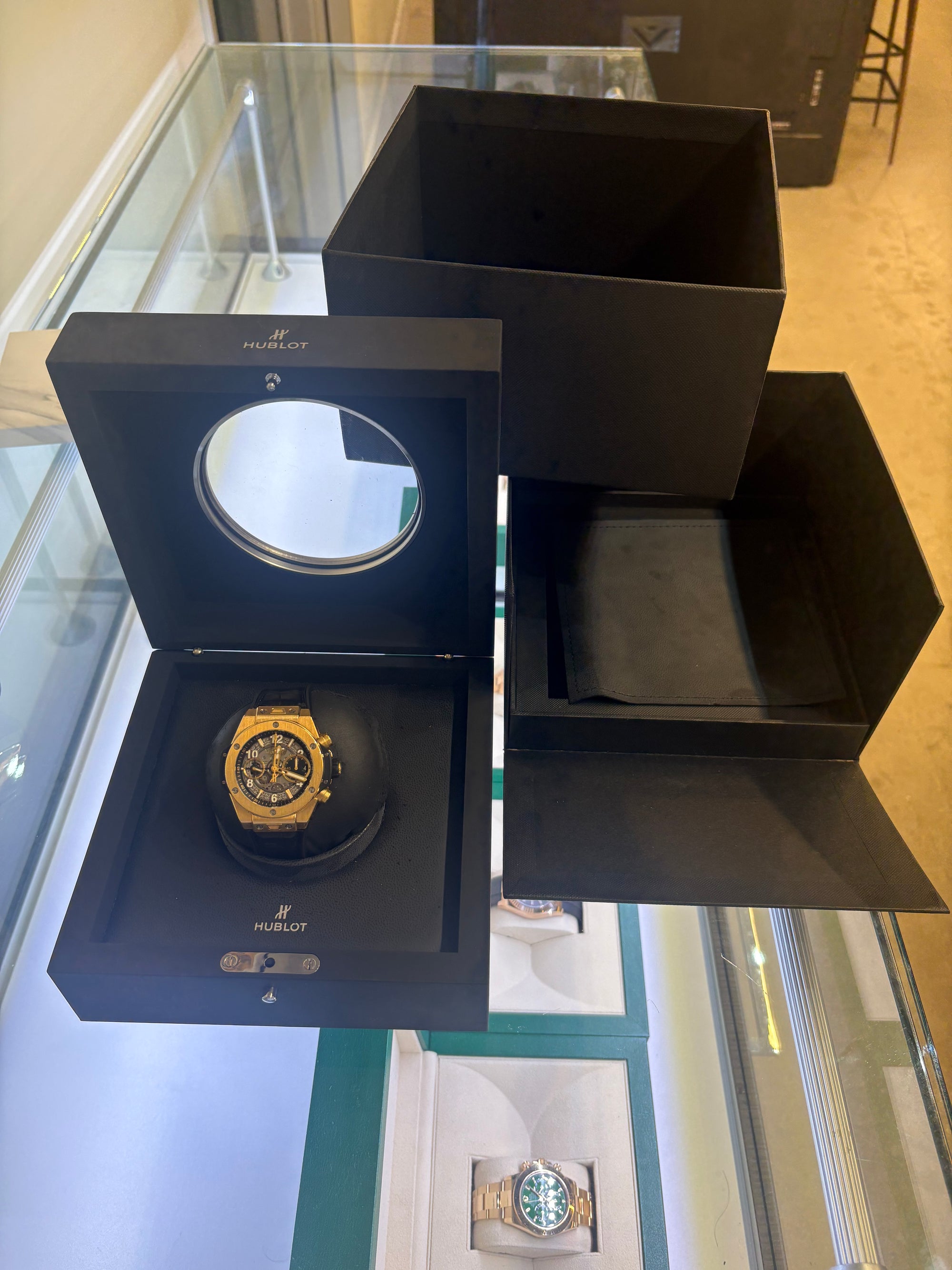 Hublot Big Bang leather Open Date