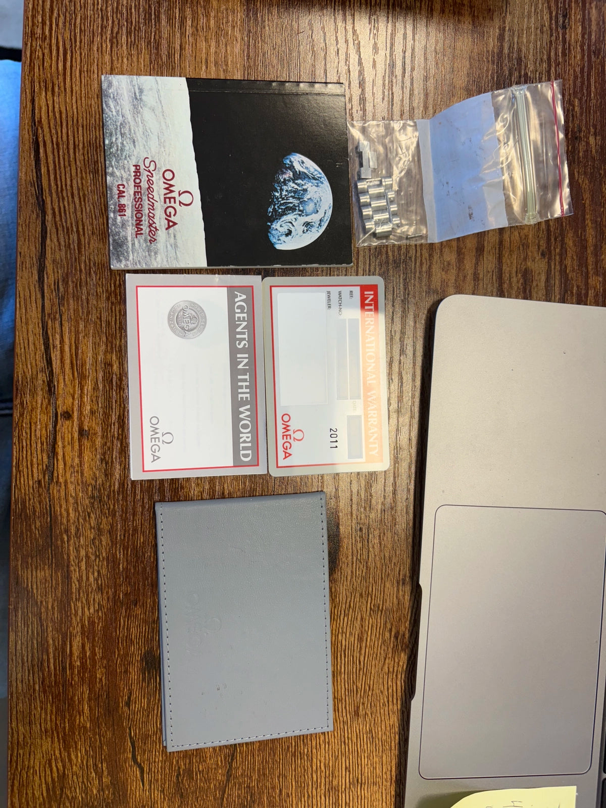 Omega Speedmaster titanium Dial on Card