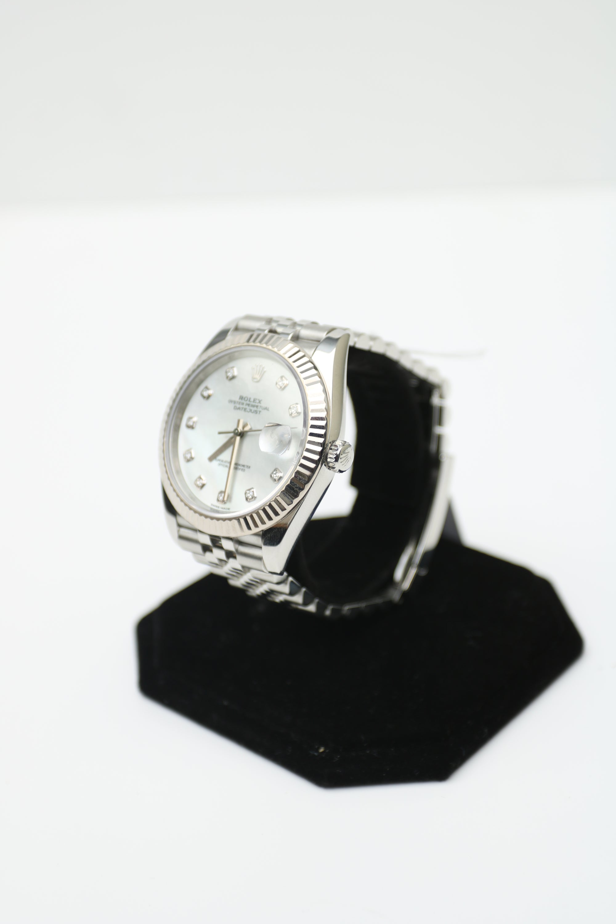 Rolex Datejust MOP Diamond Dial on Jubilee