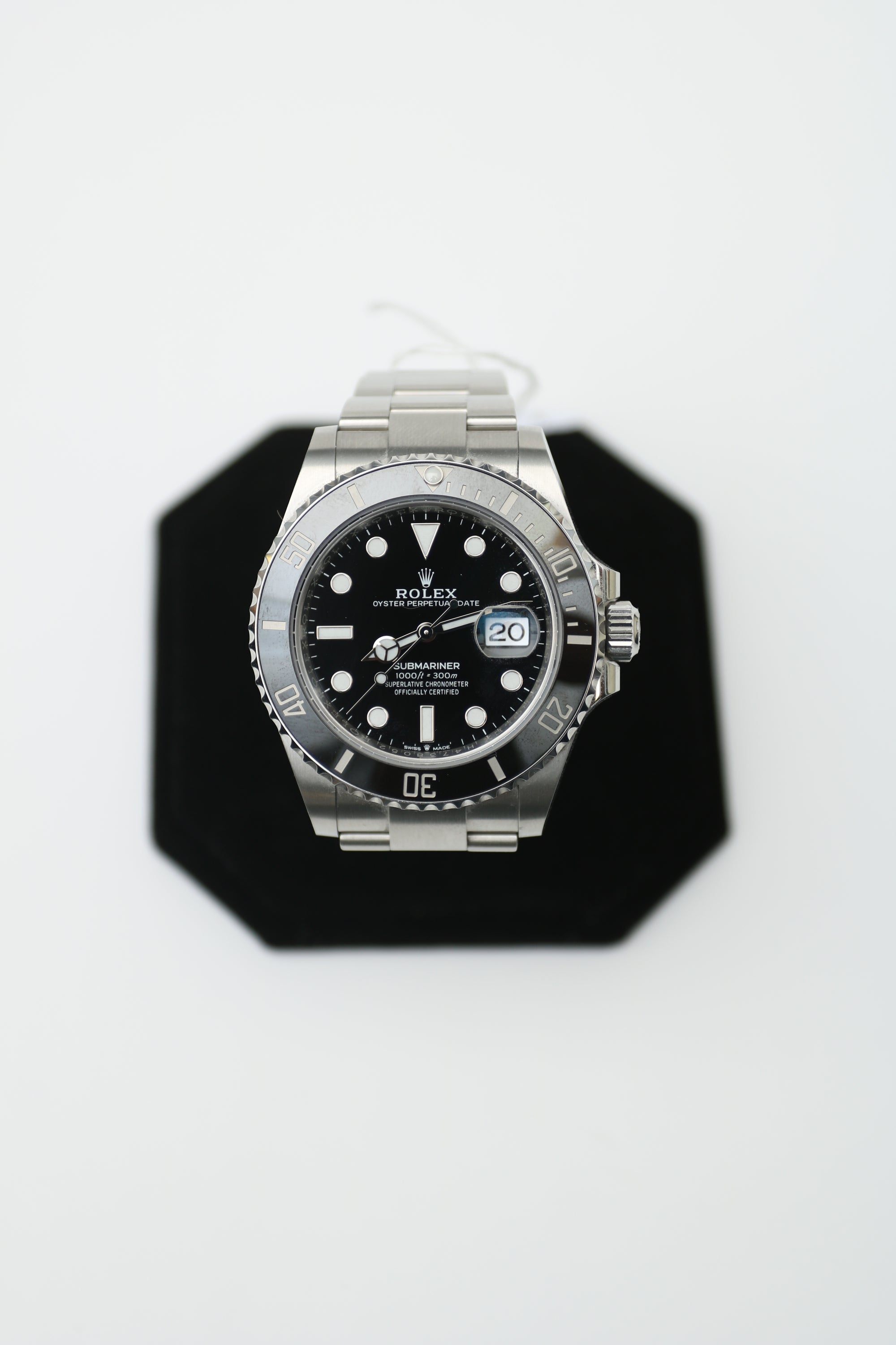 Rolex Submariner Black Dial on Oyster 126610LN Papers