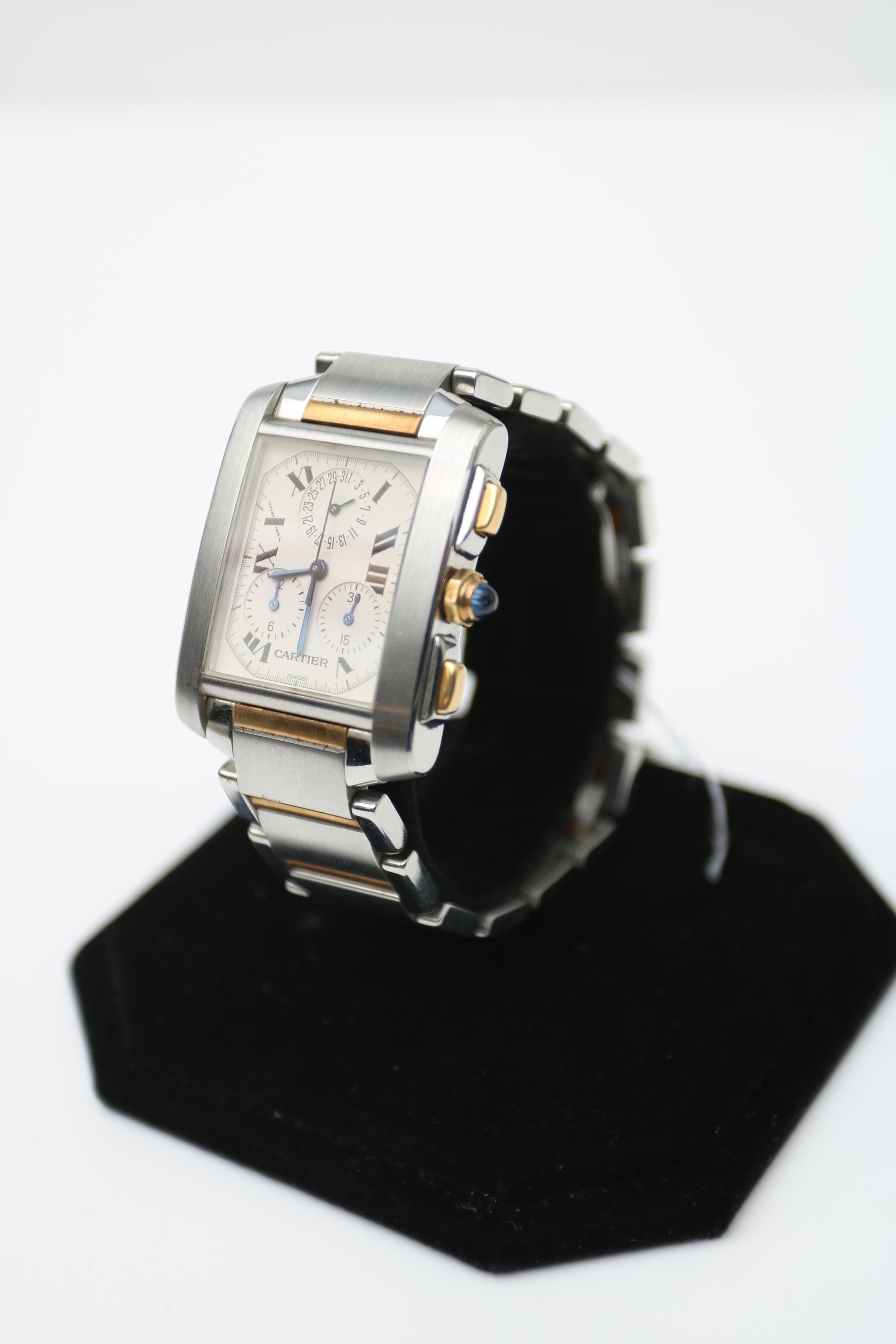 Cartier Tank Francaise White Dial on W51004Q4