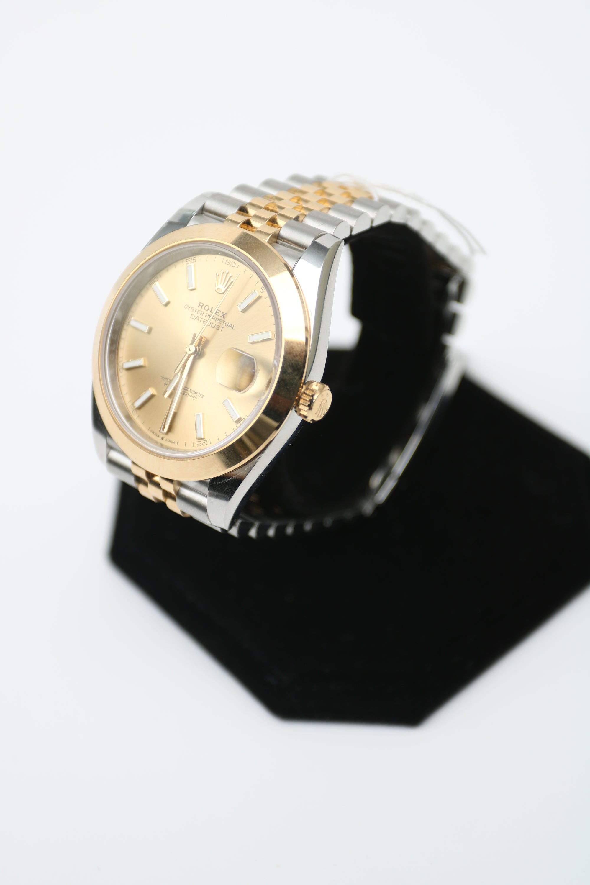 Rolex Datejust 41 Champagne Index Dial on Jubilee 126303 Card