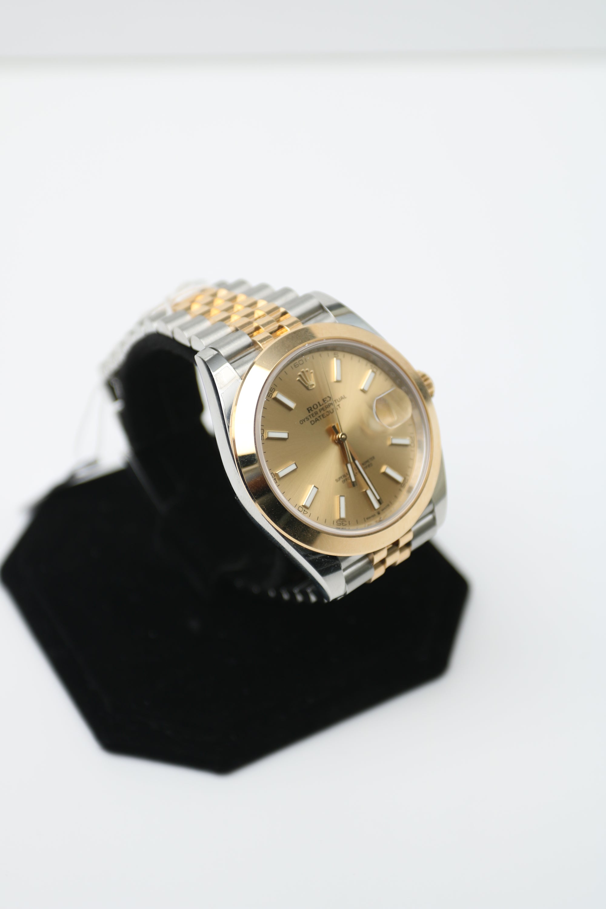 Rolex Datejust 41 Champagne Index Dial on Jubilee 126303 Card