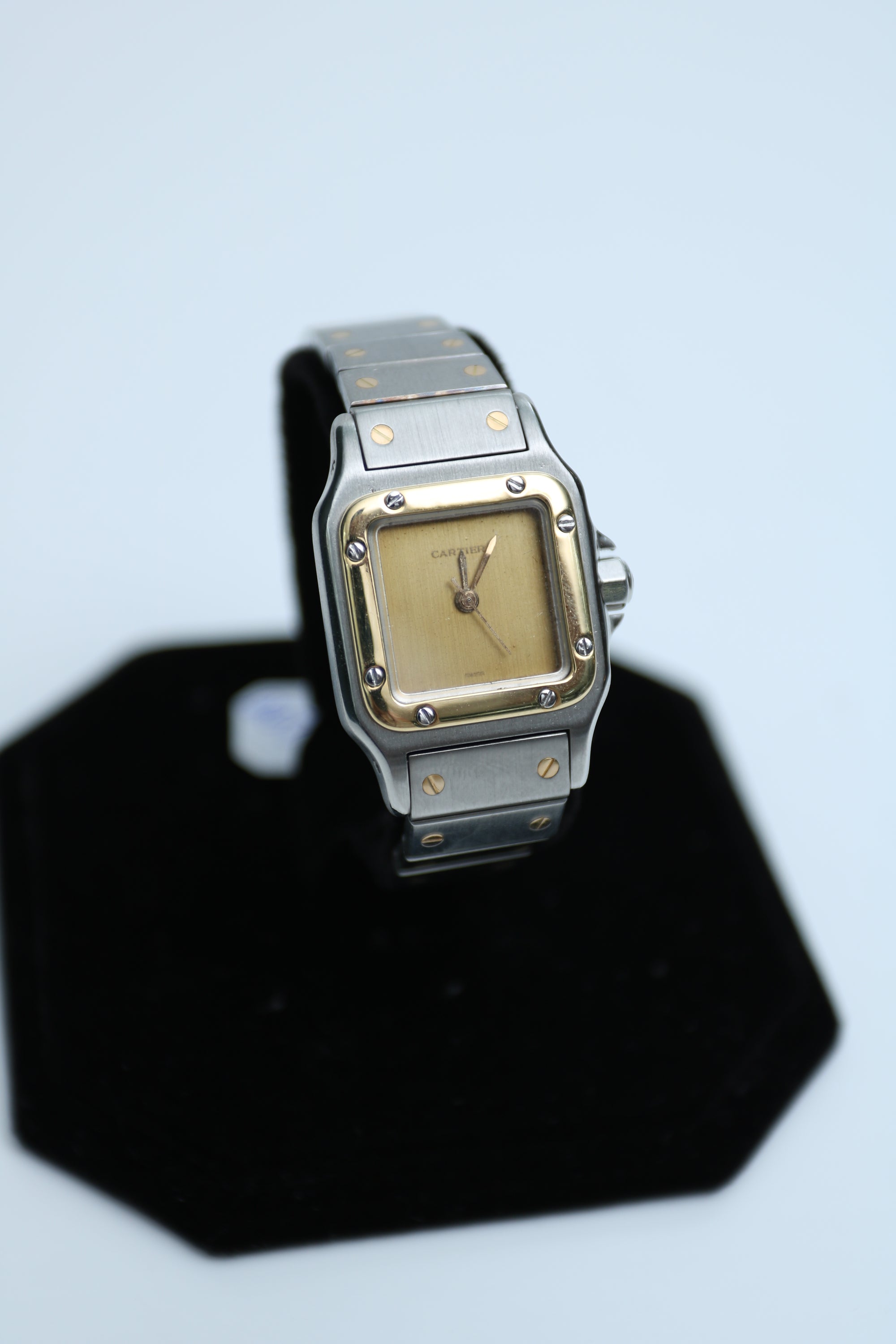 Cartier Santos Champagne ghost Dial on SS/YG