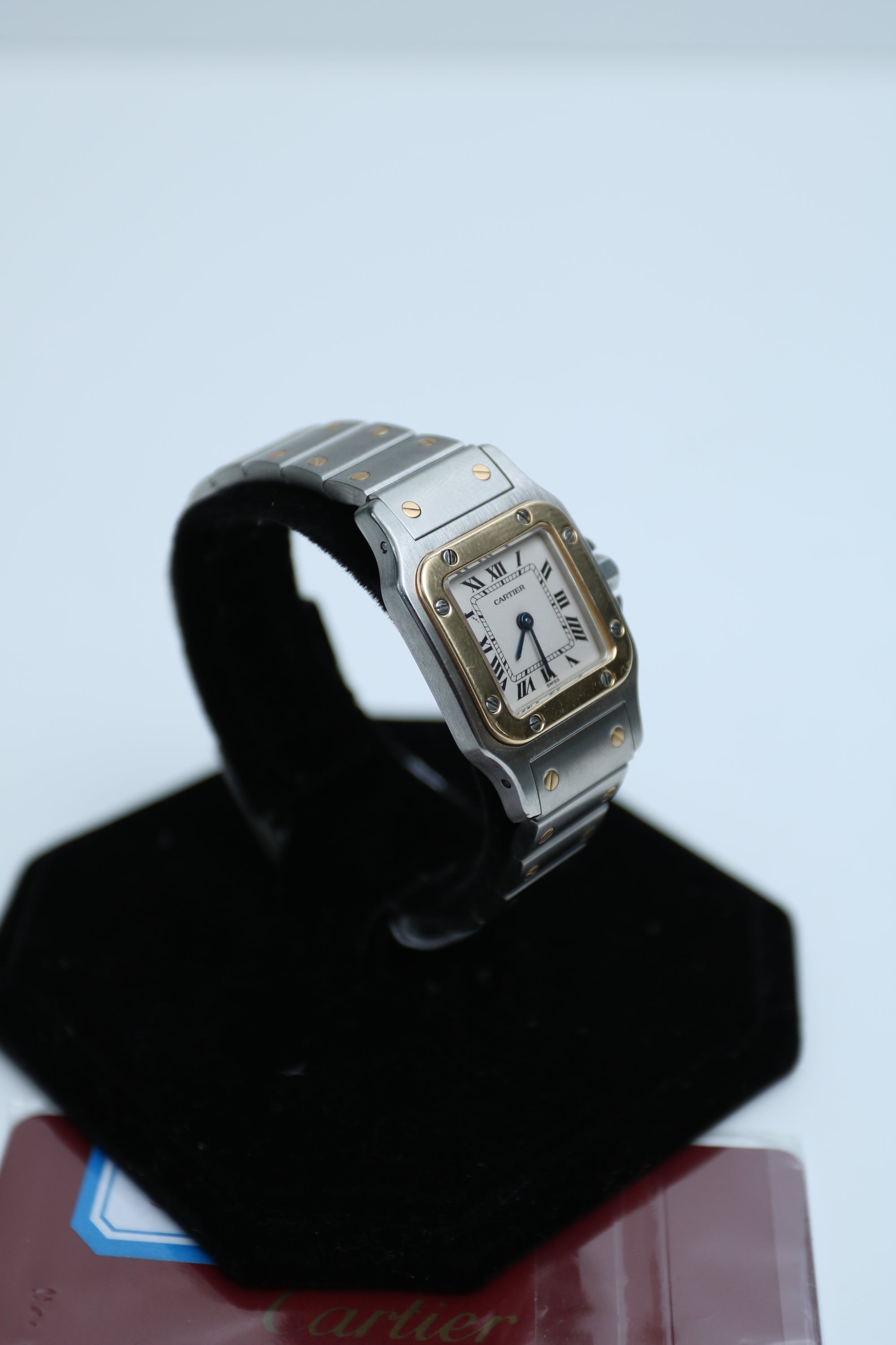 Cartier Santos white Dial on SS/YG 1