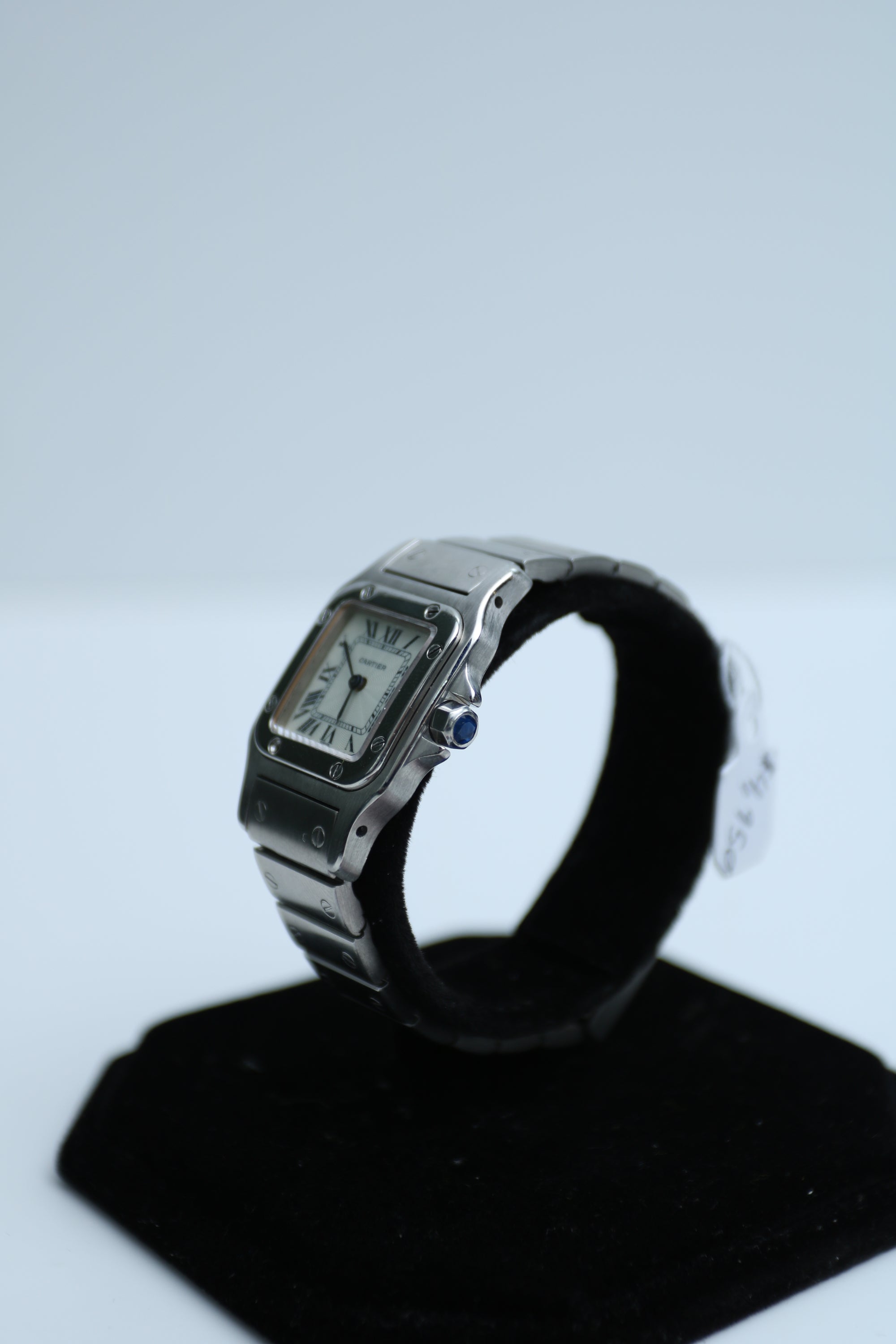 Cartier Santos White Dial on SS W20017D6 Card