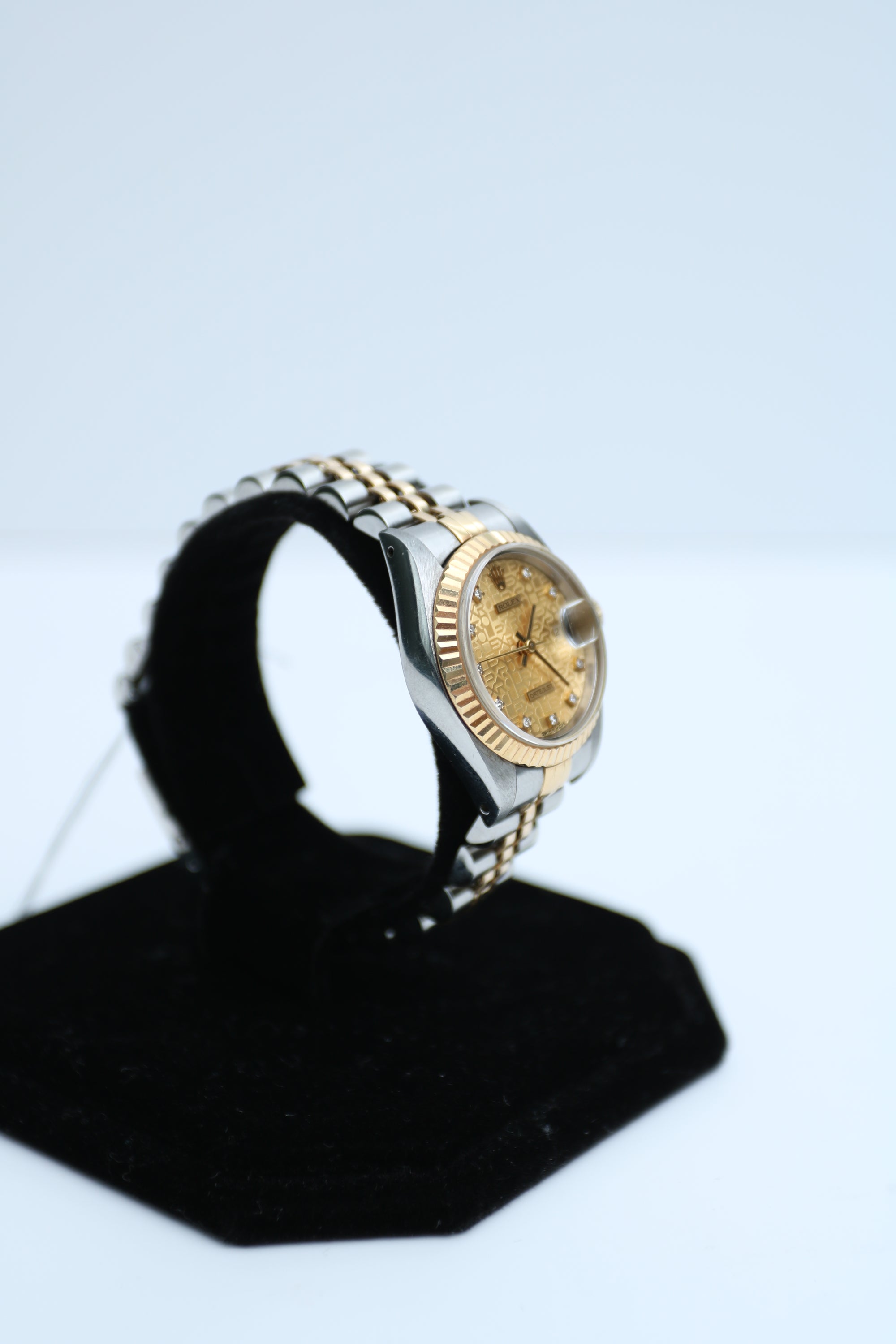 Rolex Datejust Champ-Computerized diamoind Dial on jubilee 69174