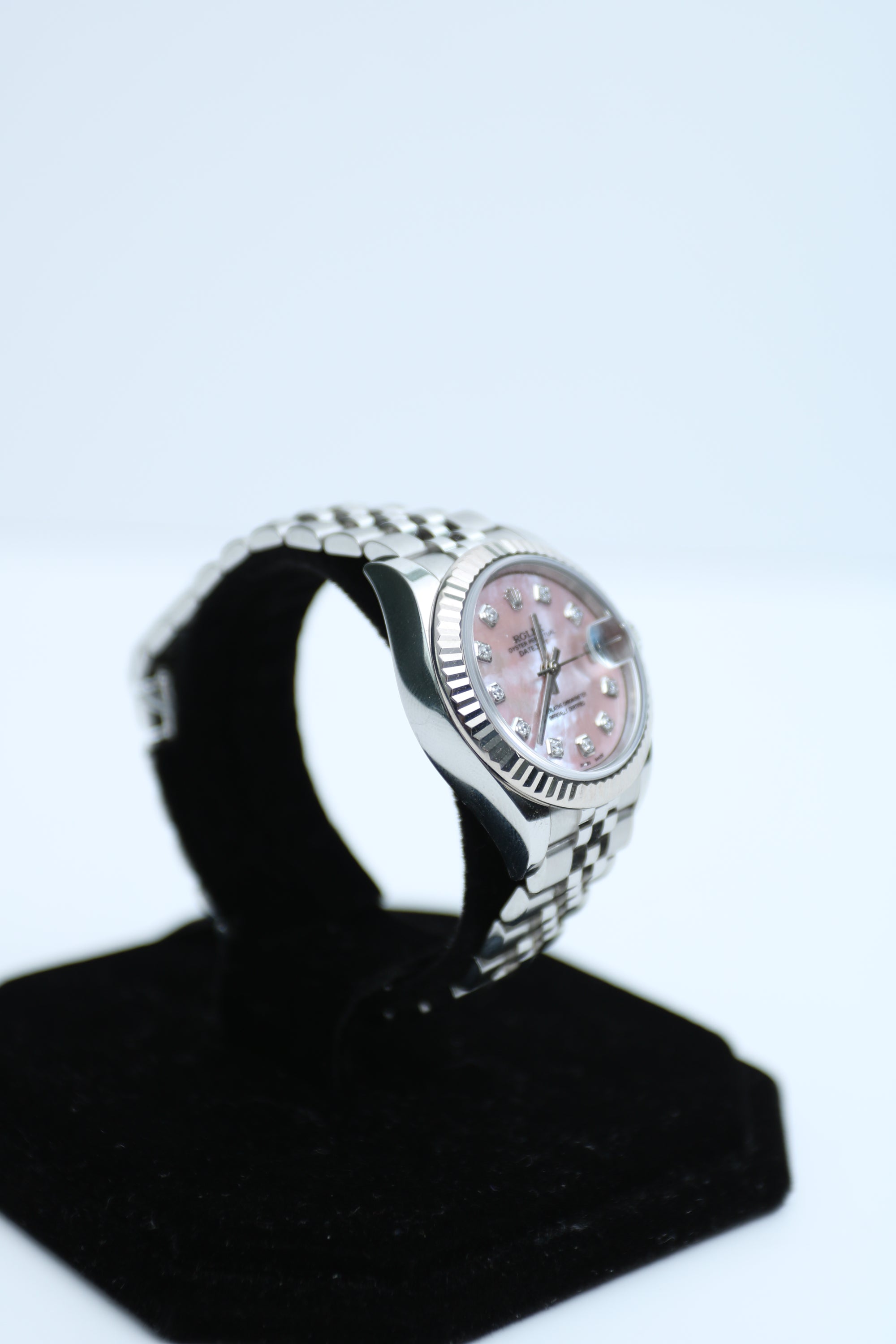 Rolex Datejust Pink diamond MOP Dial on jubilee 279174