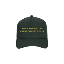 Load image into Gallery viewer, &quot;Make The Watch Market Great Again&quot; Snapback Hat (Green)