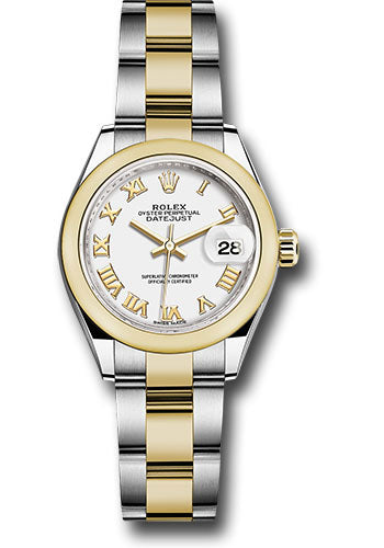 Rolex Datejust Lady White Roman Dial on Oyster 279163