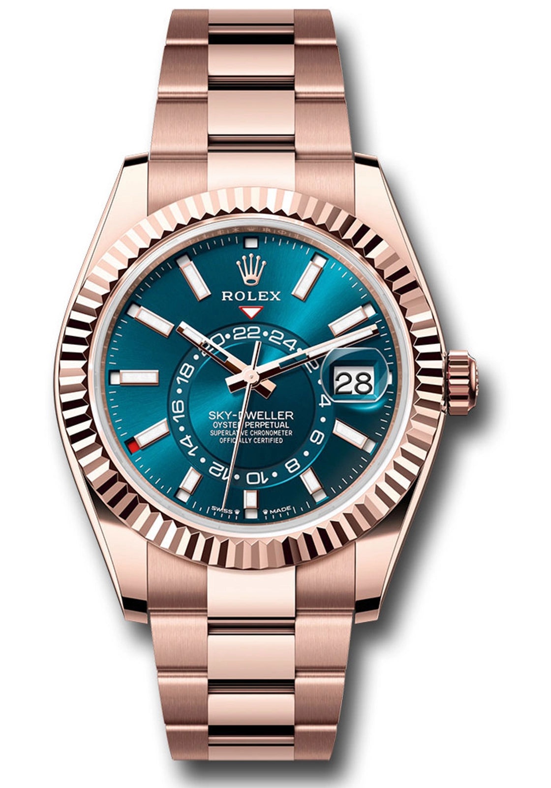 Rolex SkyDweller Blue Dial on Oyster 336935 Complete