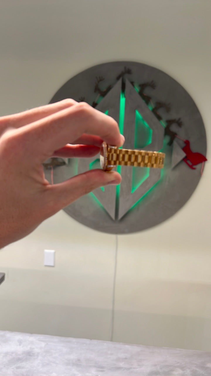 Rolex Datejust Diamond champagne Dial on Jubilee 179158