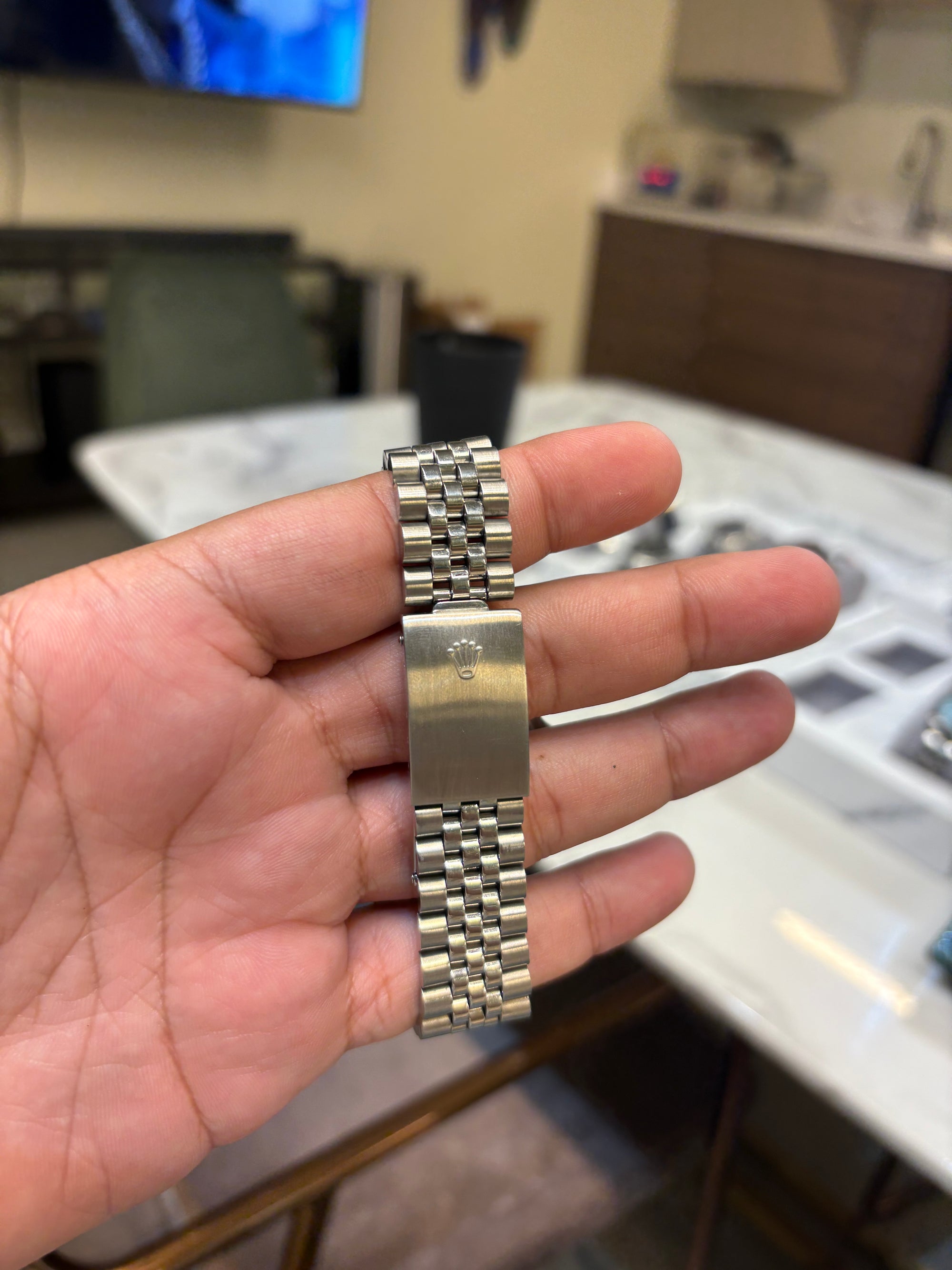 Rolex GMT-Master Black Patina Dial on Jubilee 1675 Service Card