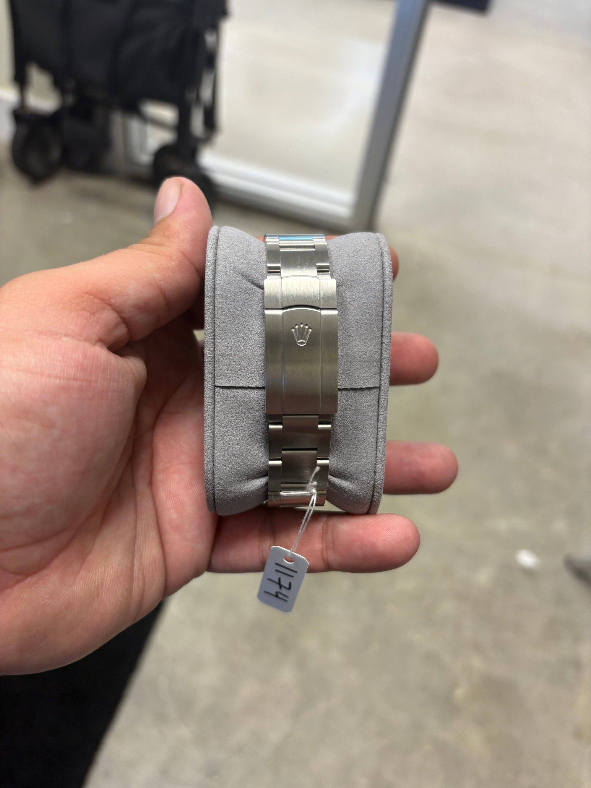 Rolex Oyster Perpetual 36 Turquoise Blue Index Dial on Oyster 126000