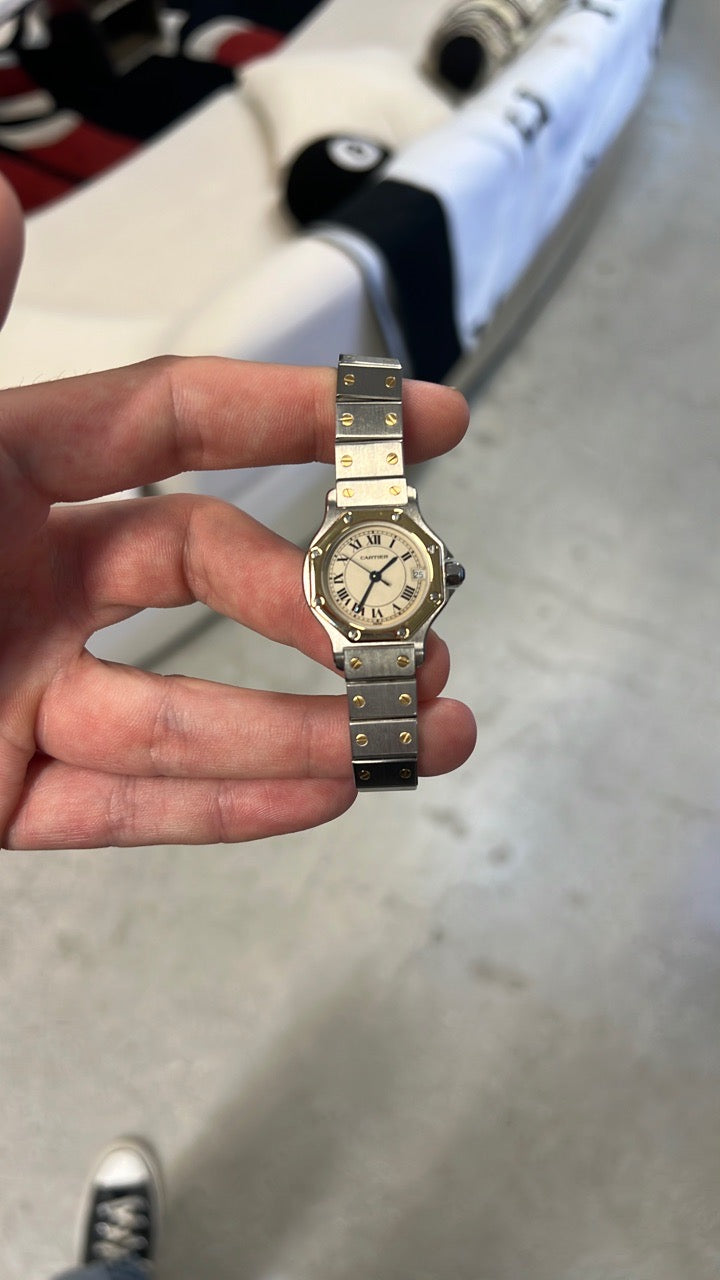 Cartier Oretacier White Dial on 17311