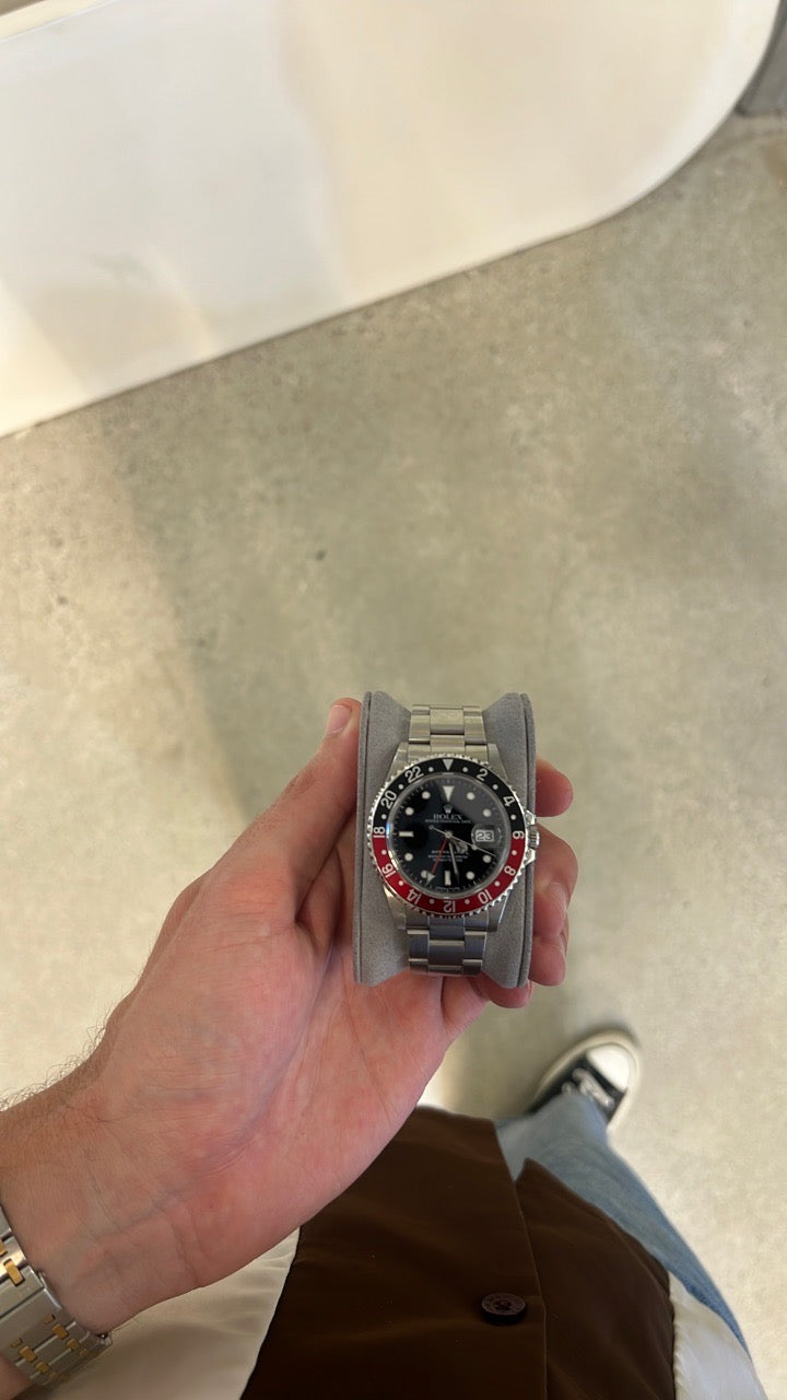 Rolex Coke Black Dial on Oyster 16710