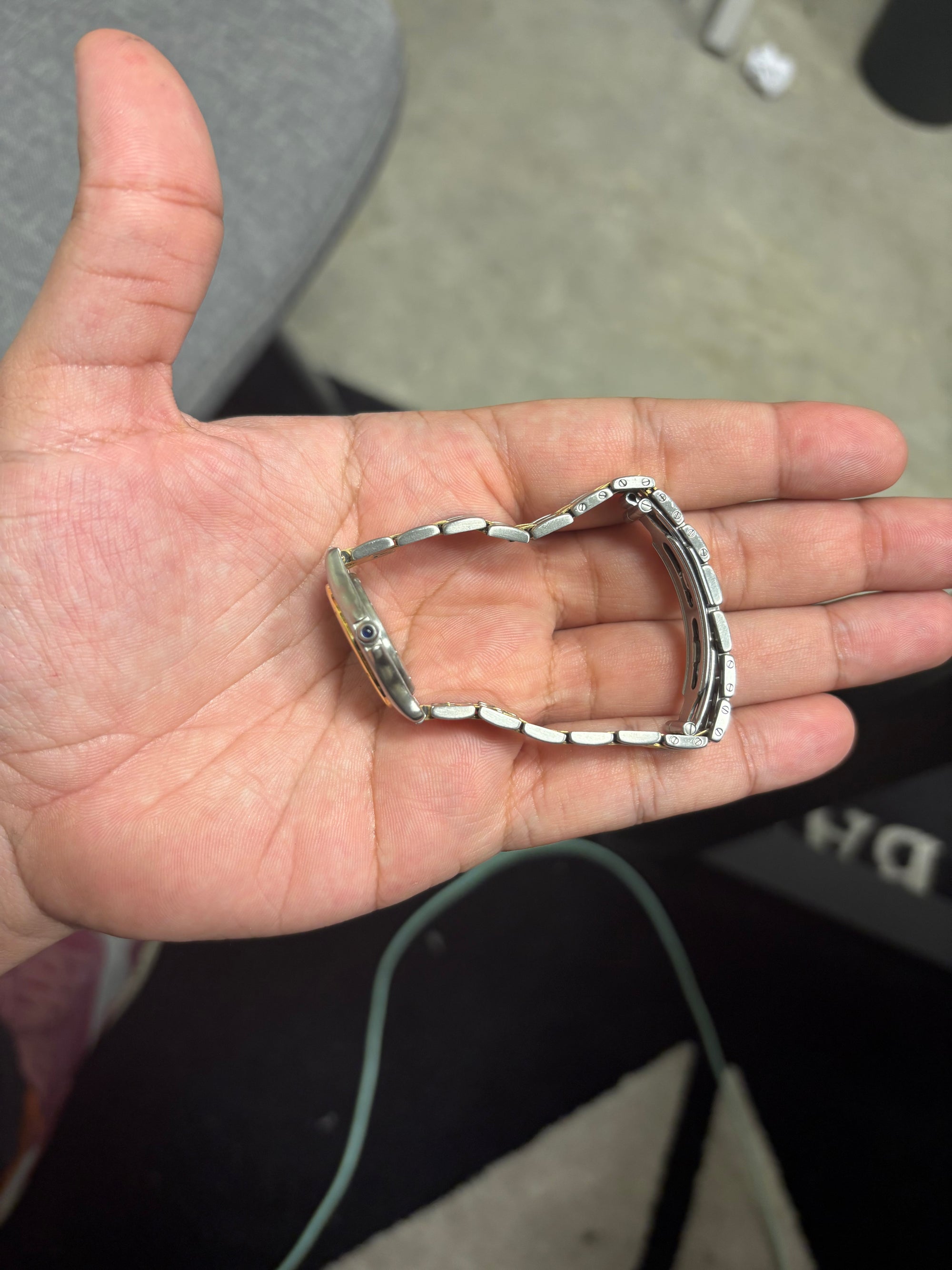 Cartier white Dial on 2 Tone 006816