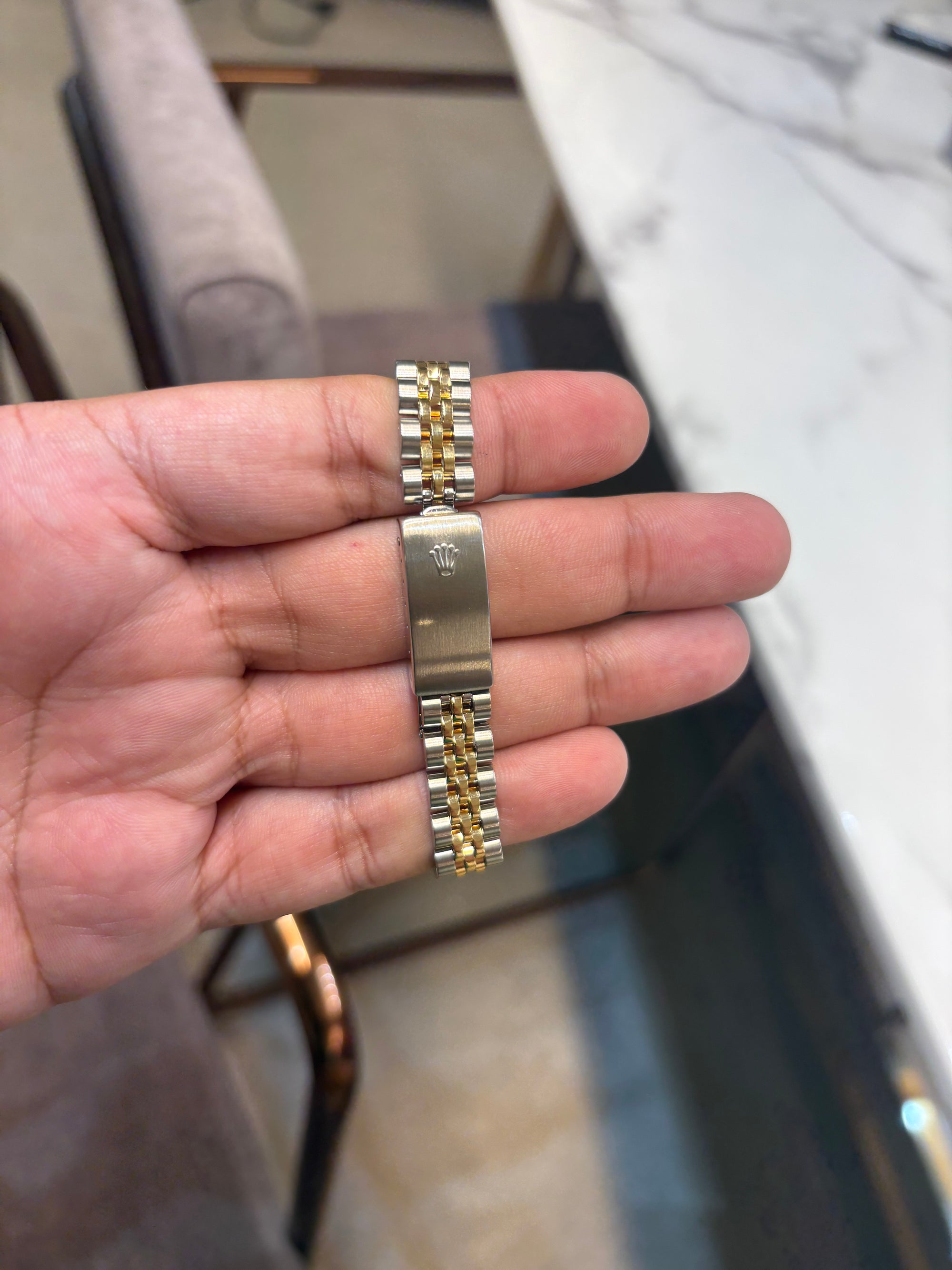 Rolex Datejust MOP diamond Dial on jubilee (2 tone) 69173