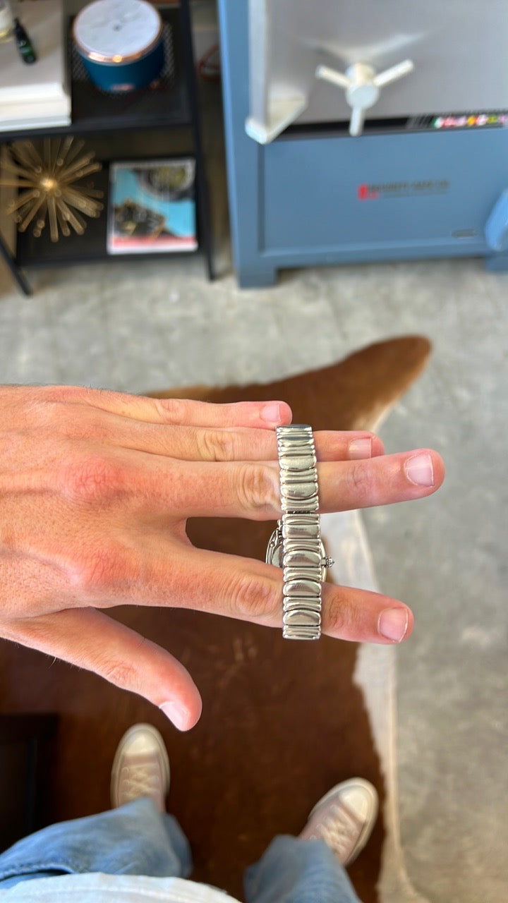 Cartier Baignore White Gold White/Roman Numeral Dial on White Gold 1955