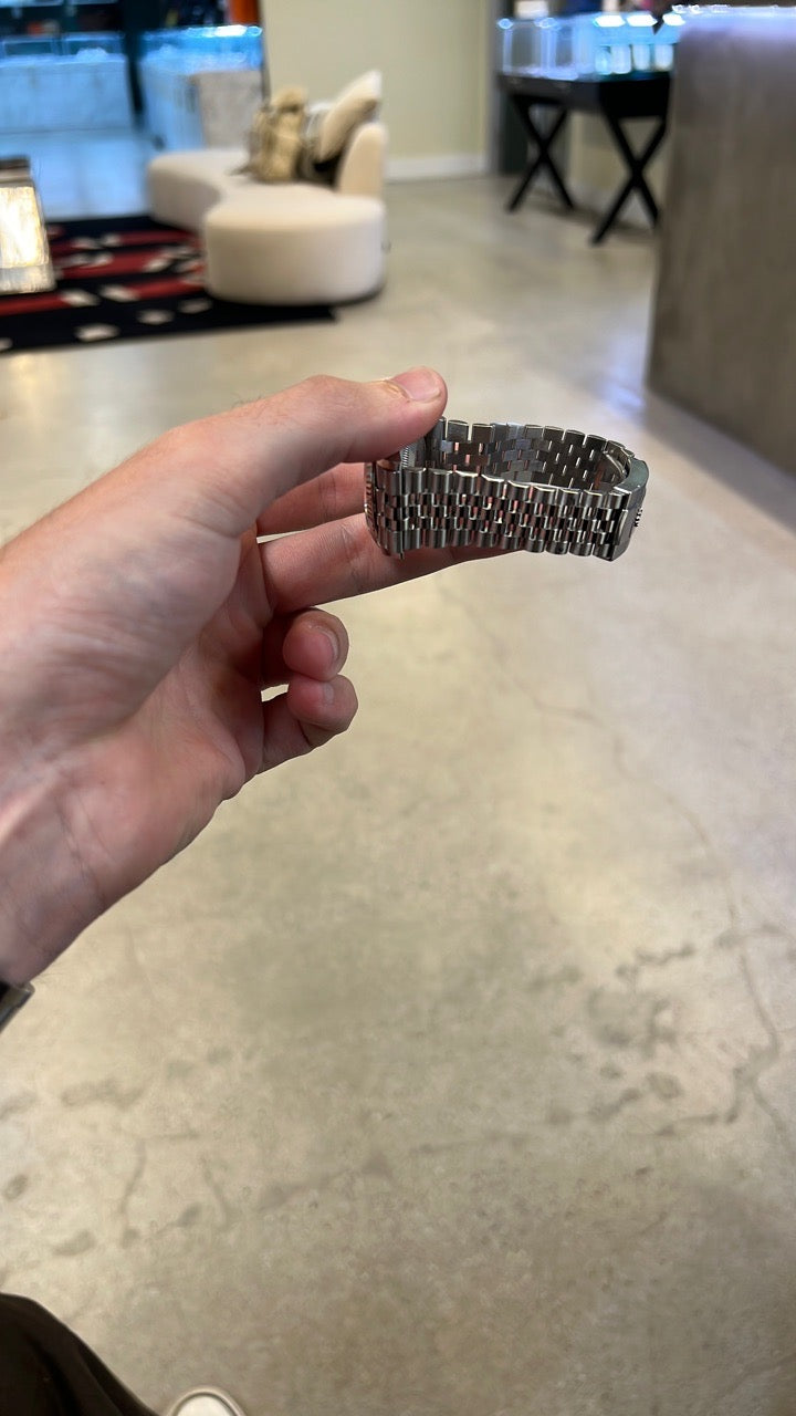 Rolex Datejust Black Diamond Dial on Jubilee 126234