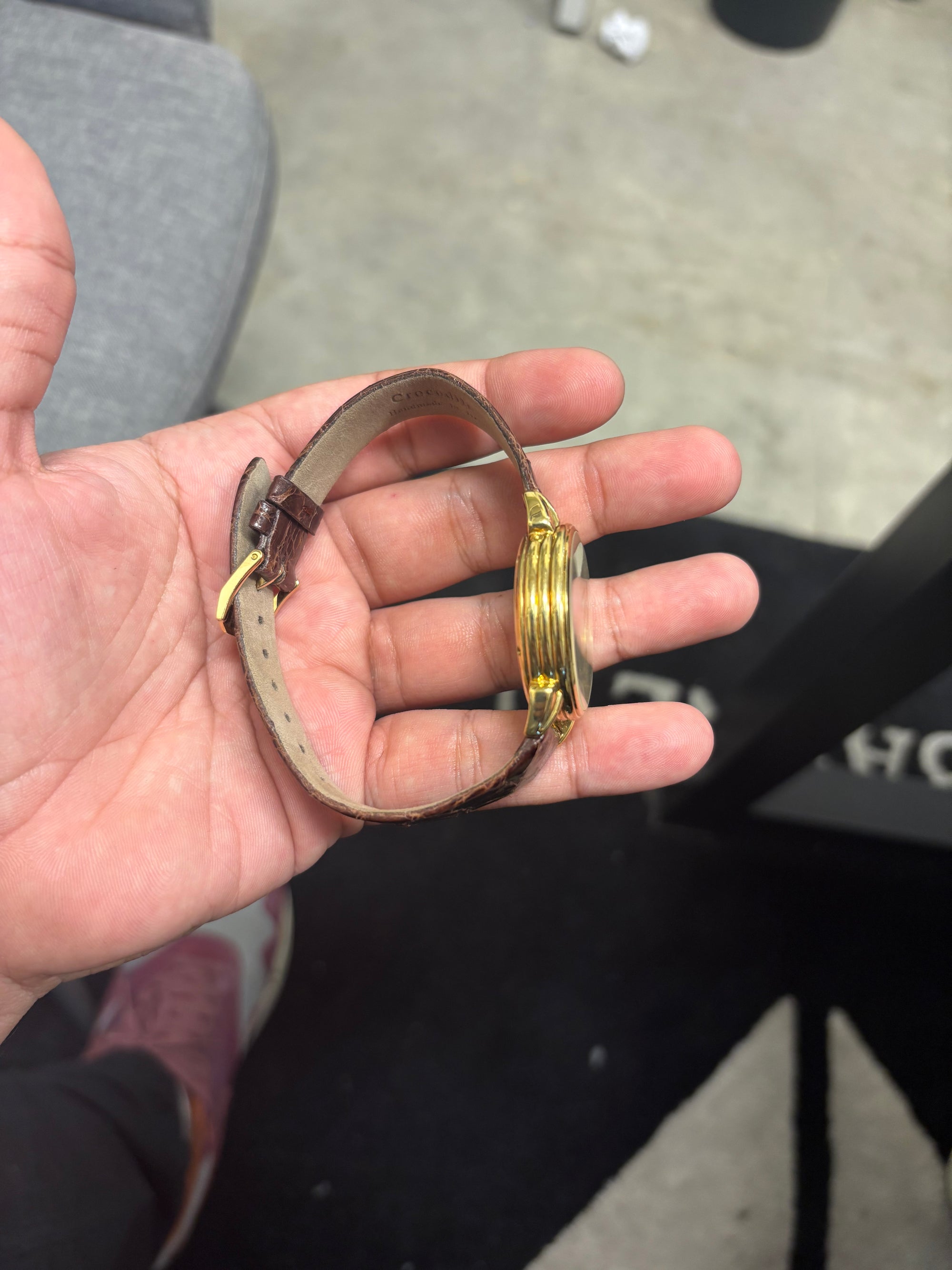 Movado Perpetual White Dial on Leather 40.B3.881