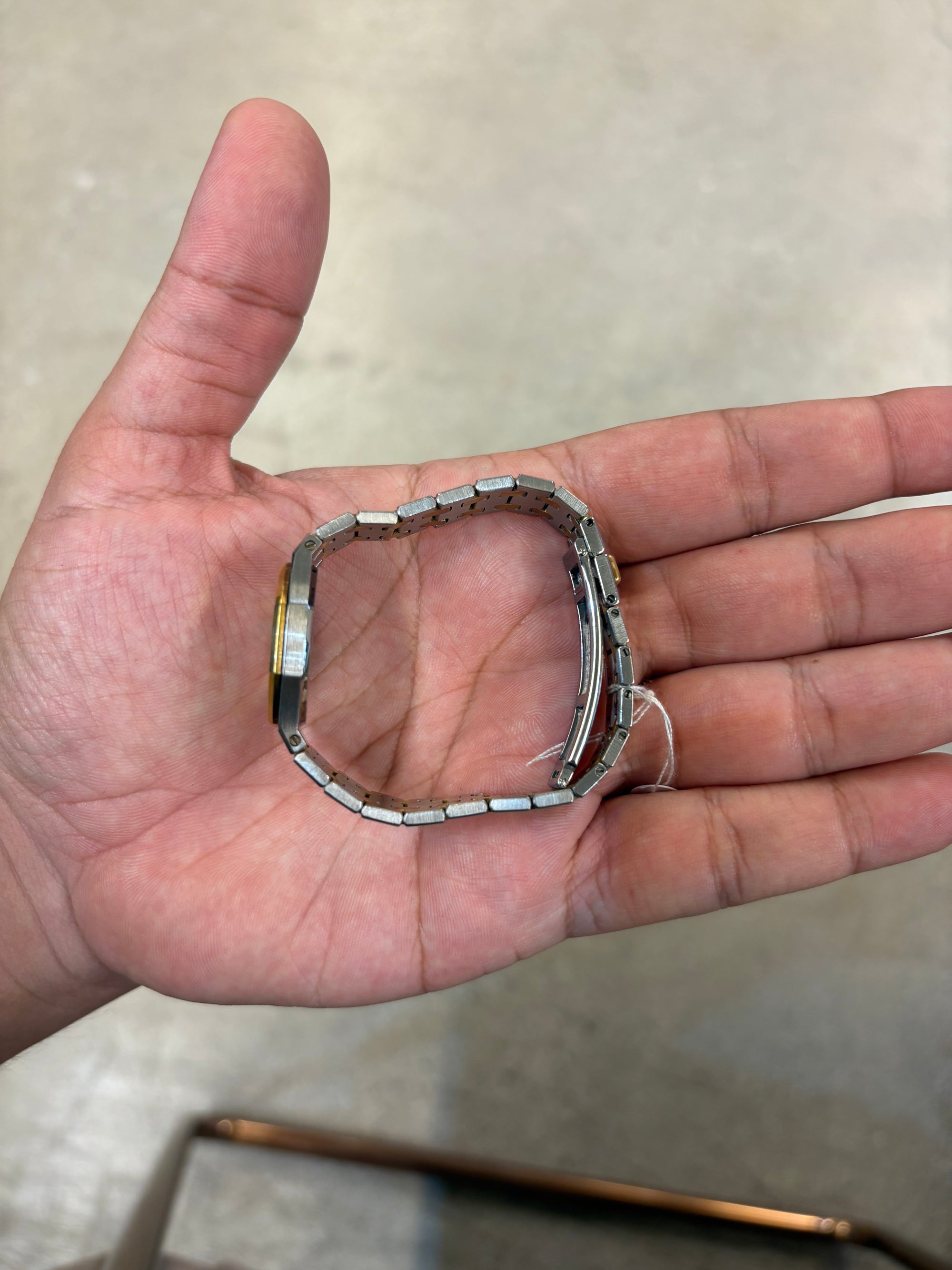 Audemars Piguet Royal Oak Mini Champagne Diamond Dial on 2 tone N/A