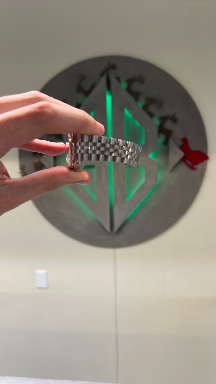 Rolex Datejust Pink Arabic Dial on Jubilee 116234