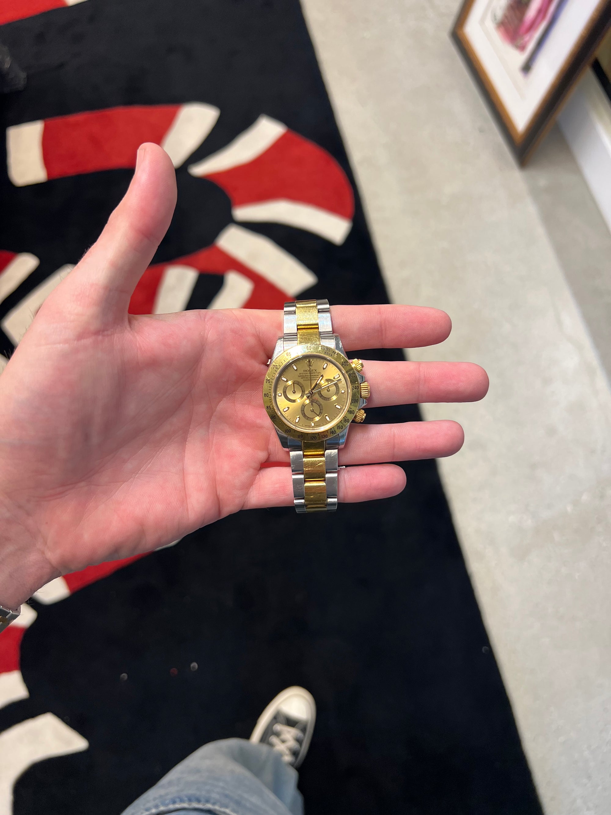 Rolex Daytona Champagne Dial on Oyster 2 tone 116523