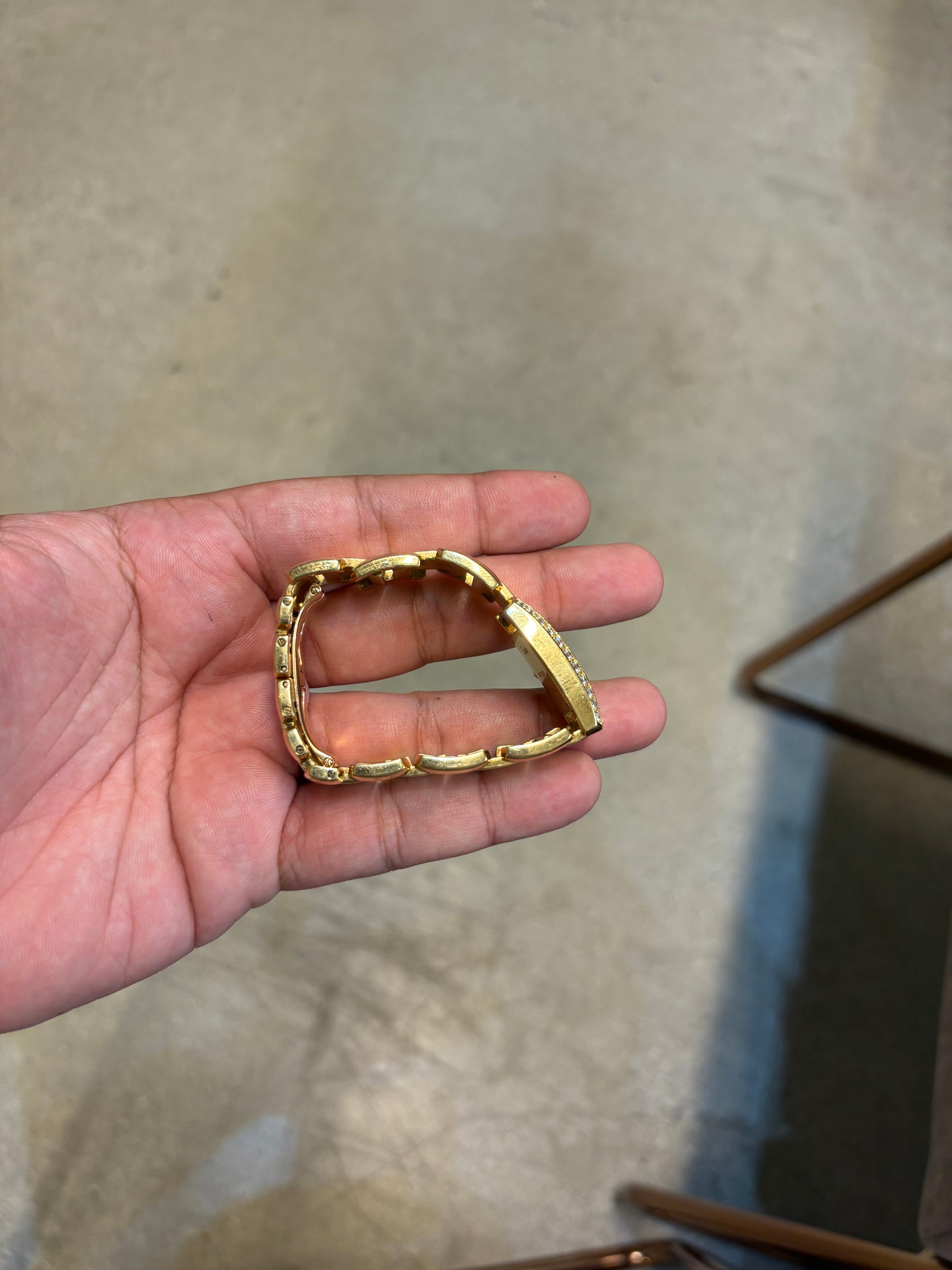 Cartier Tank White Dial on 18k Gold 2800