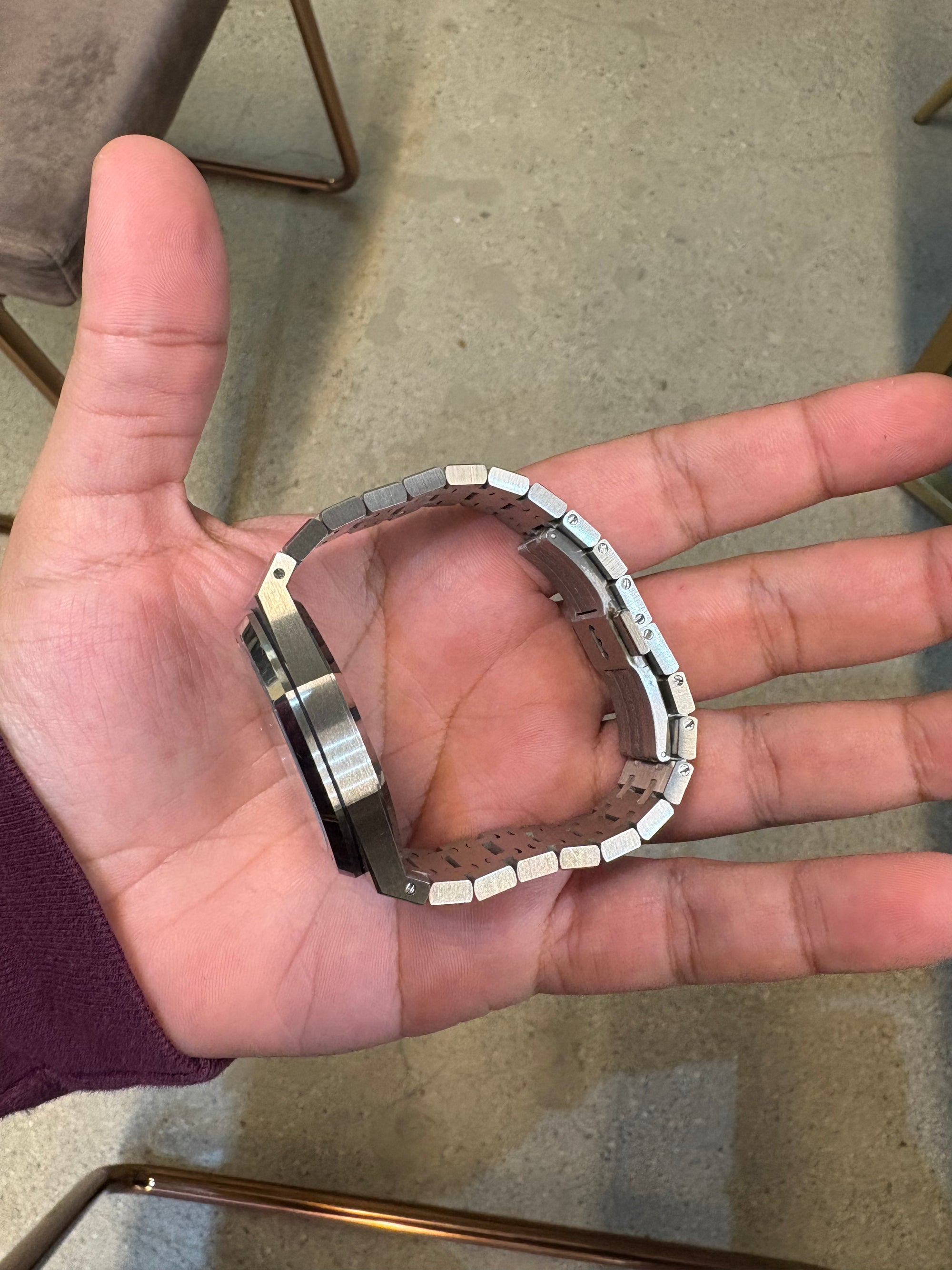 Audemars Piguet Royal Oak black Dial on SS 15400