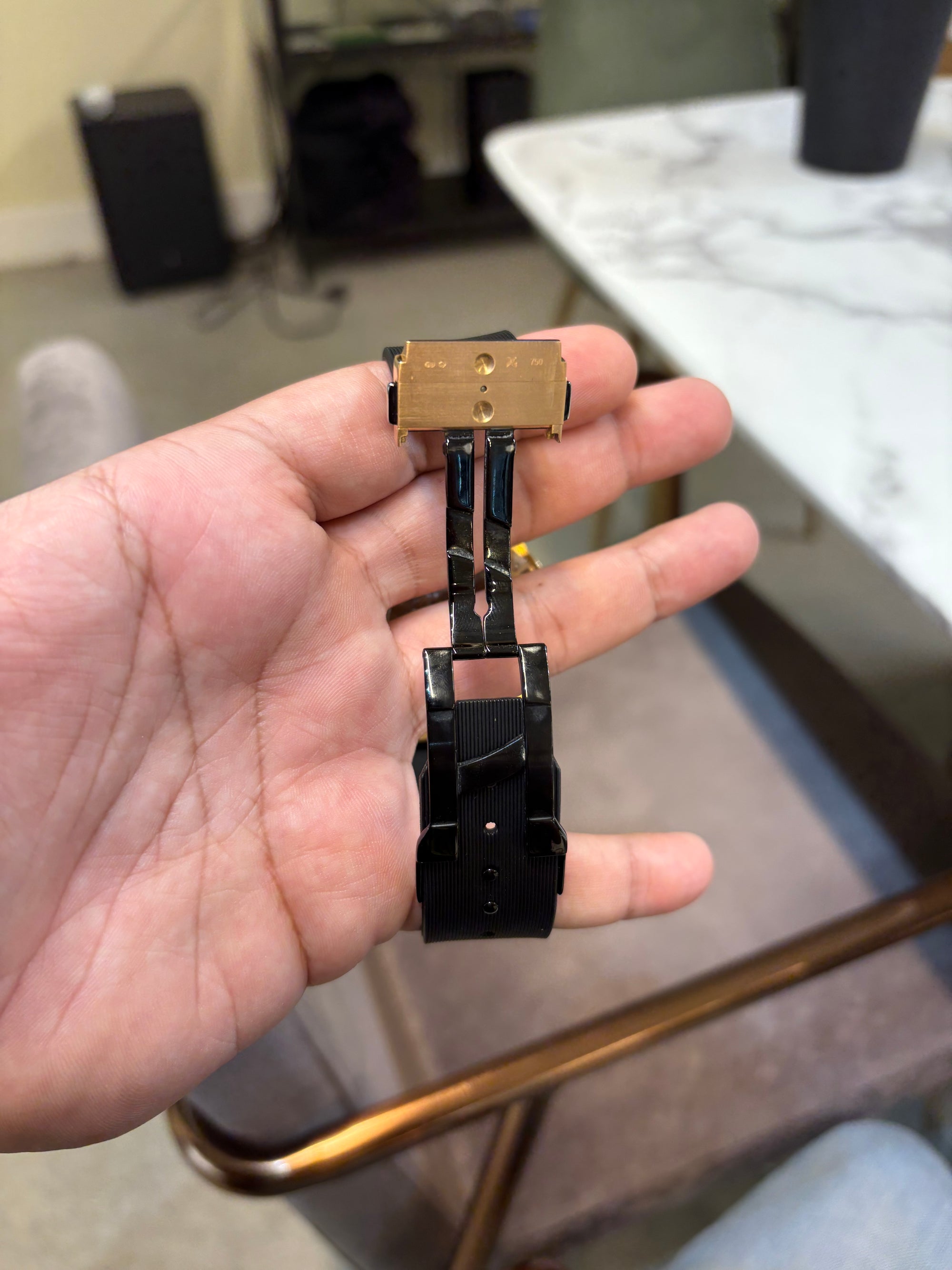 Hublot Big Bang Black Dial on Rubber 301