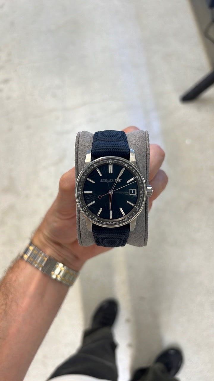 Audemars piguet Code 1159 Blue Dial on NATO na