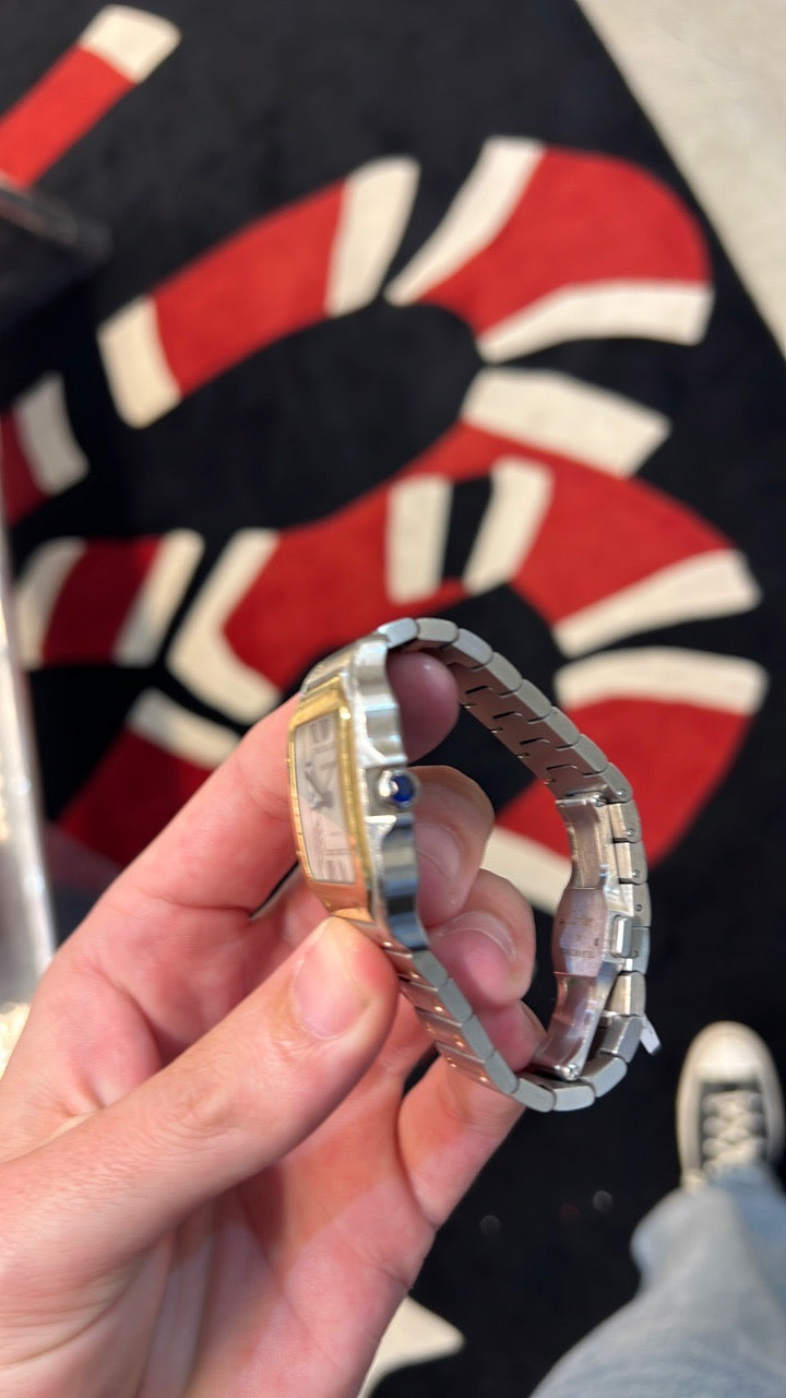 Cartier Santos white Dial on 4075