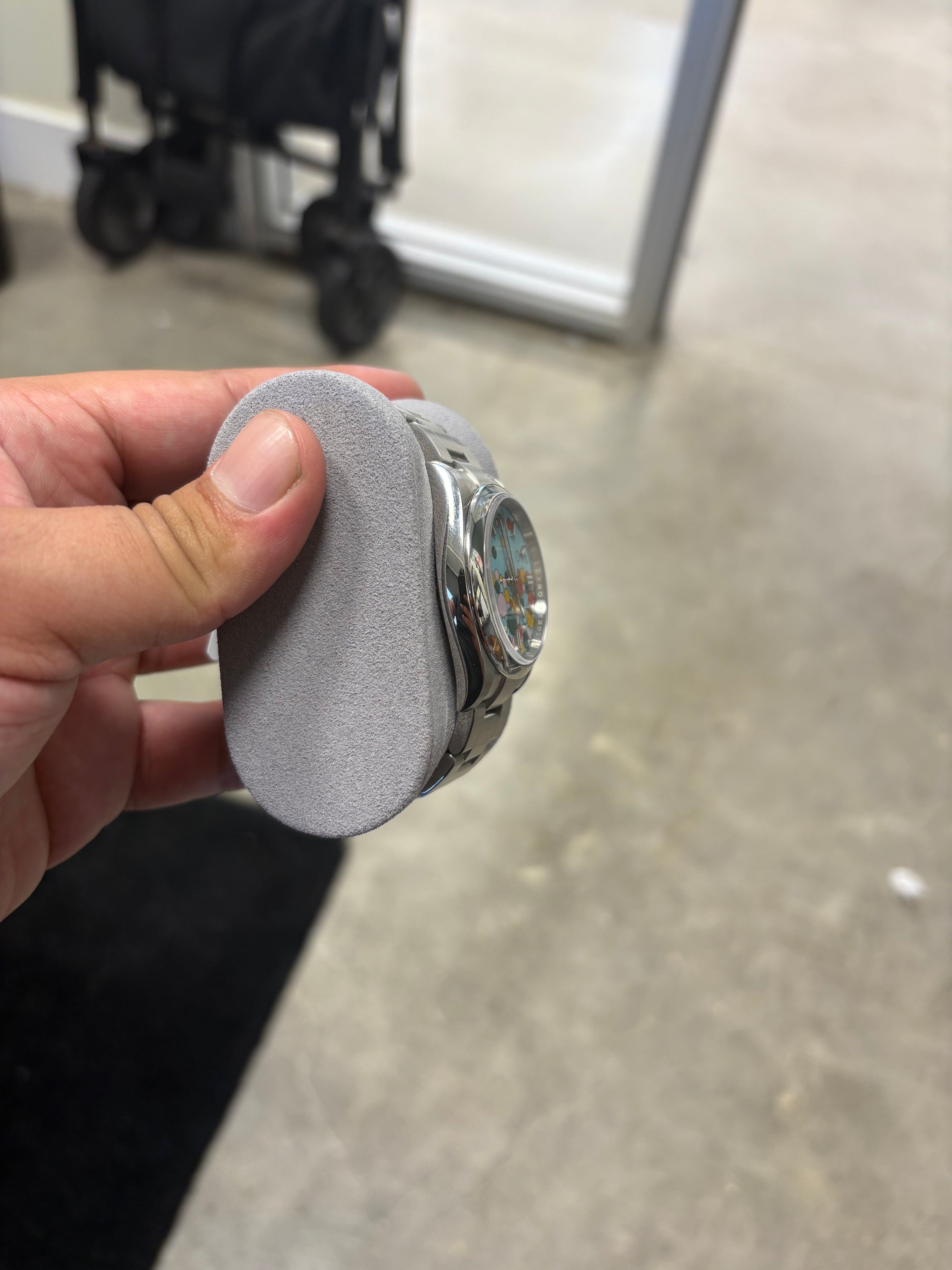 Rolex Oyster Perpetual 36 Turquoise Blue Index Dial on Oyster 126000