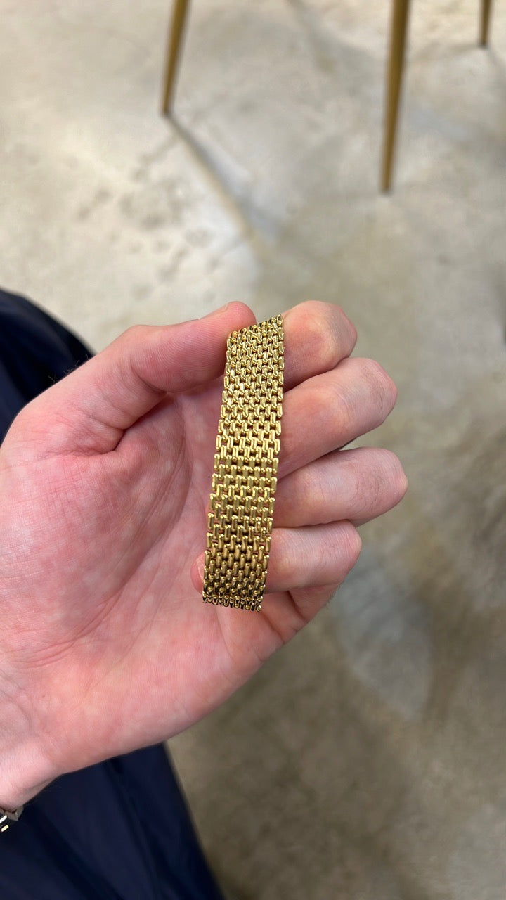 Cartier White Dial on Gold na