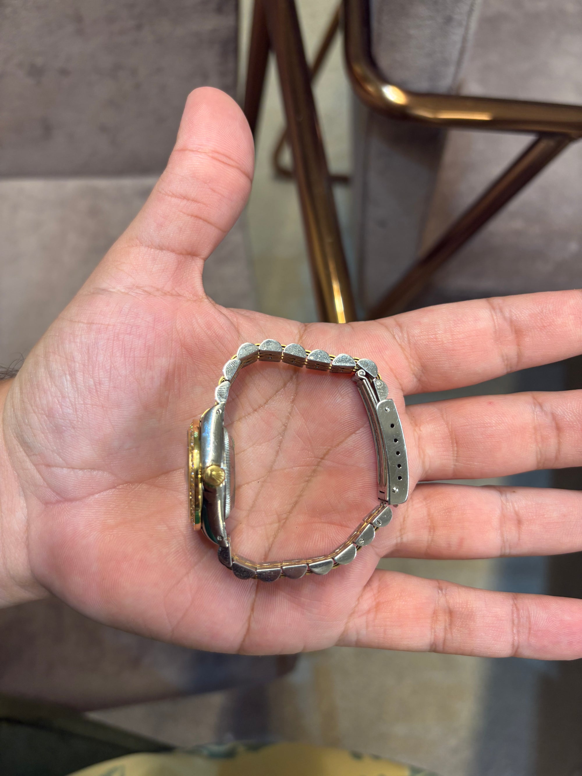 Rolex Datejust MOP Hologram Dial on jubilee (2 tone) 69173