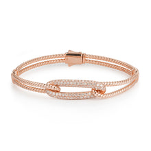 Load image into Gallery viewer, By Barnett Dainty Ropes Diamond Bangle