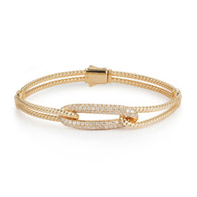 Load image into Gallery viewer, By Barnett Dainty Ropes Diamond Bangle