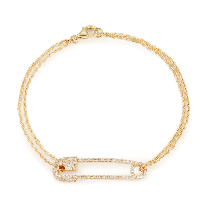 By Barnett Diamond Pin Bracelet