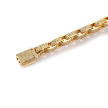 Load image into Gallery viewer, By Barnett Iced Out Box Link Bracelet