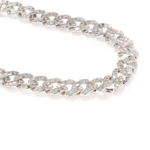 Load image into Gallery viewer, By Barnett Baguette Diamond Cuban Necklace